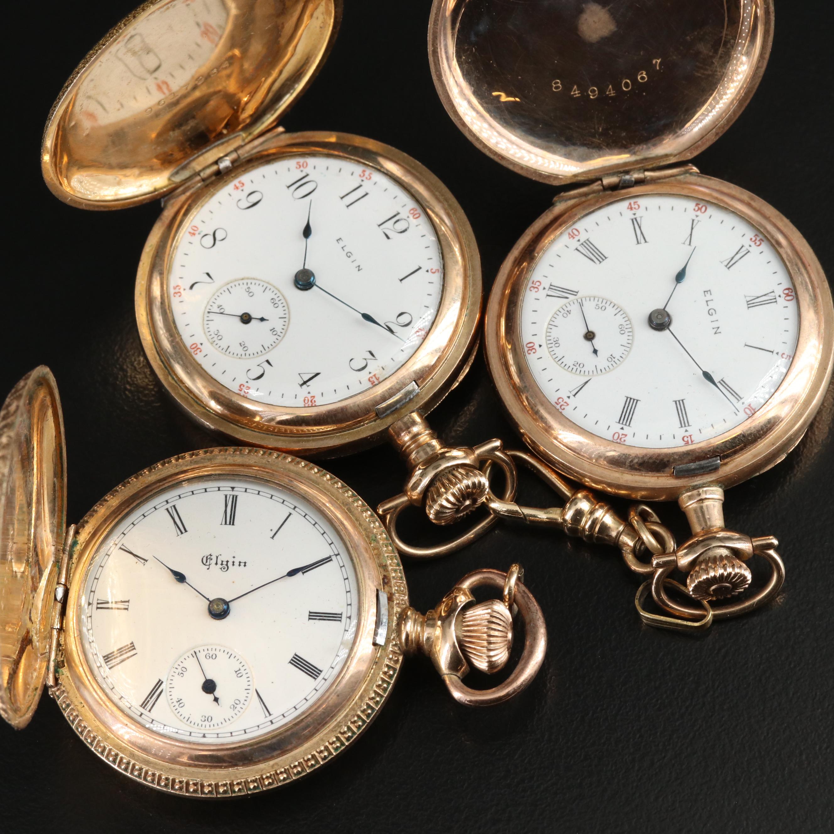 Collection of Elgin Pocket Watches