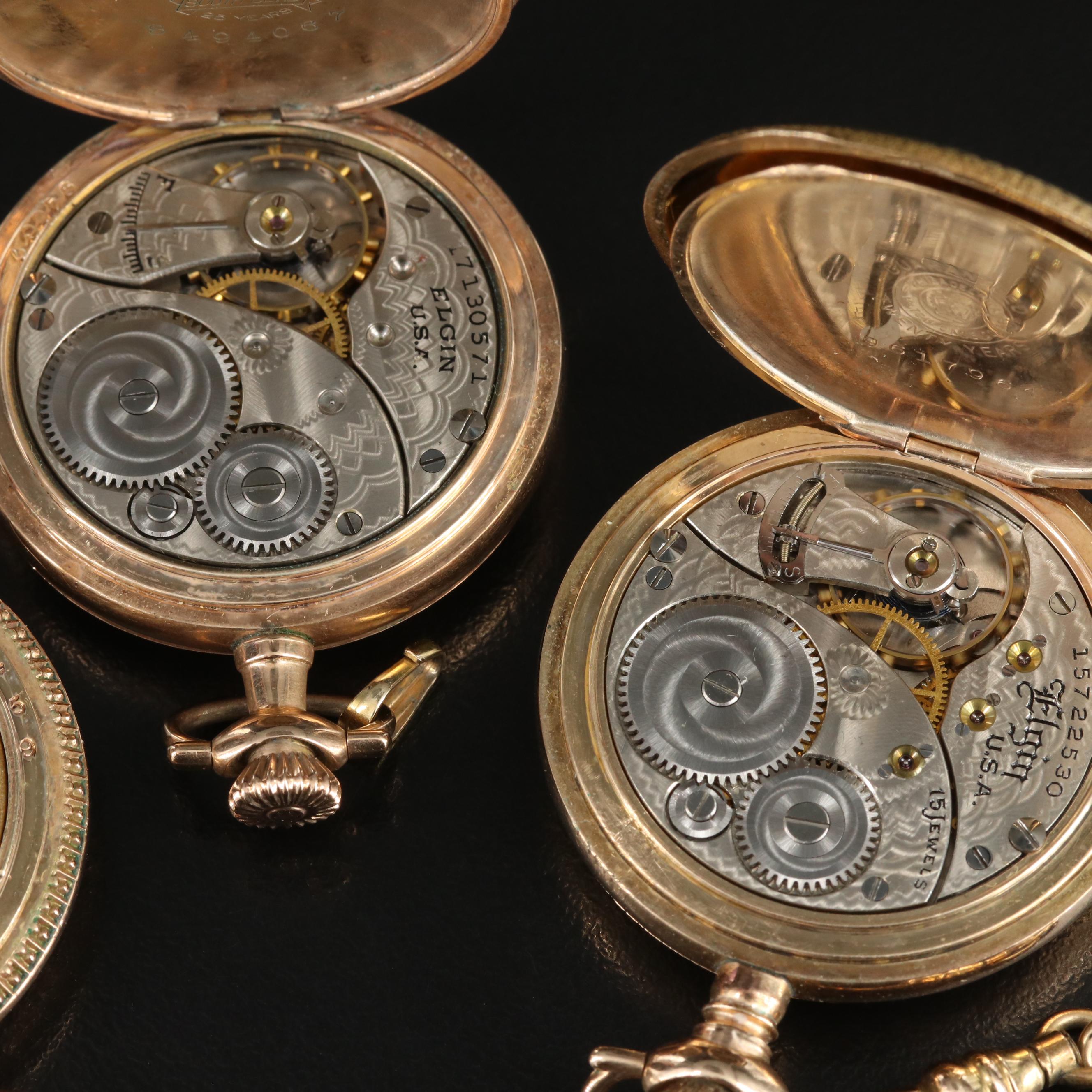 Collection of Elgin Pocket Watches