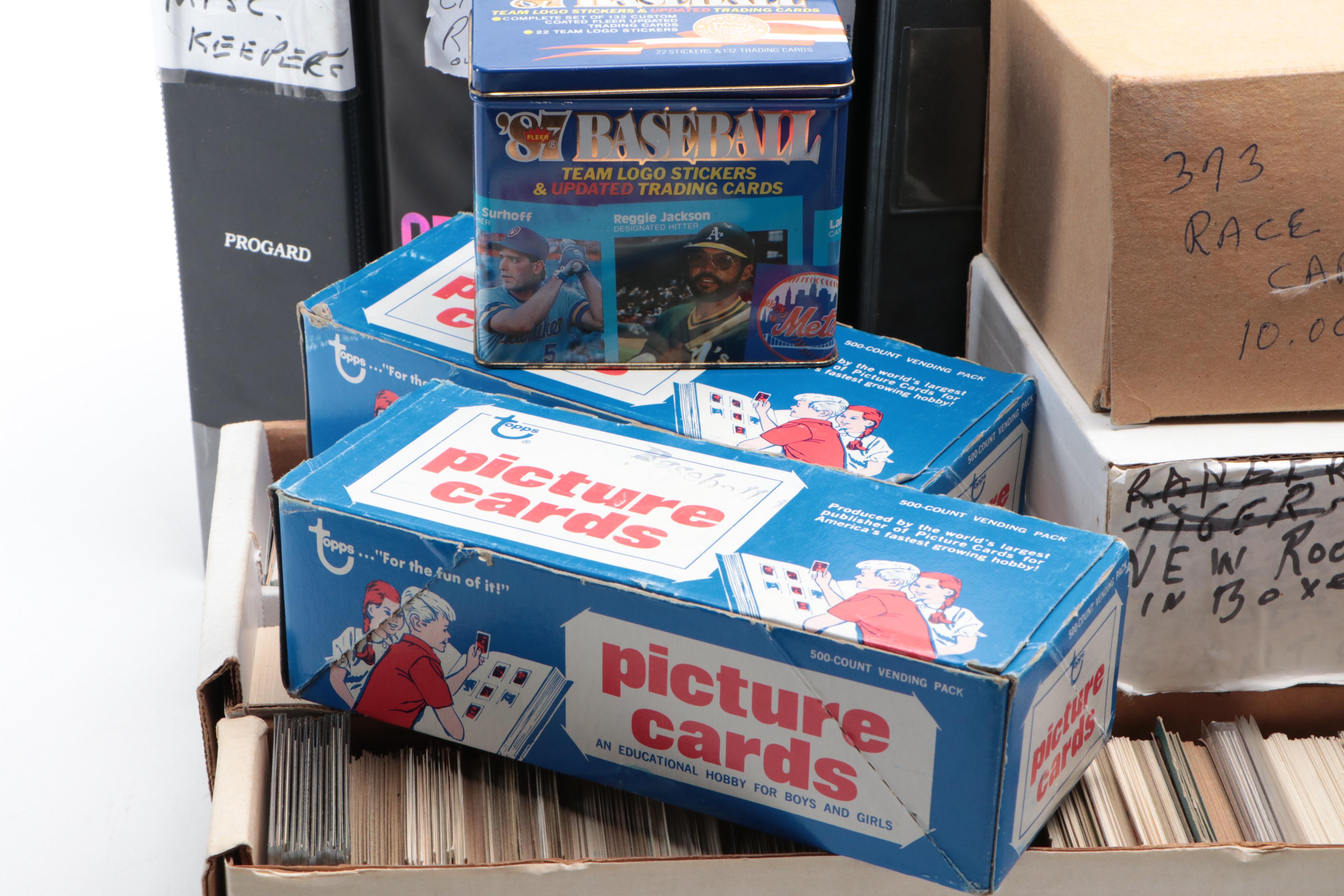 Topps with Other Baseball Cards Featuring Dave Parker Rookie, More, 1970s-1990s