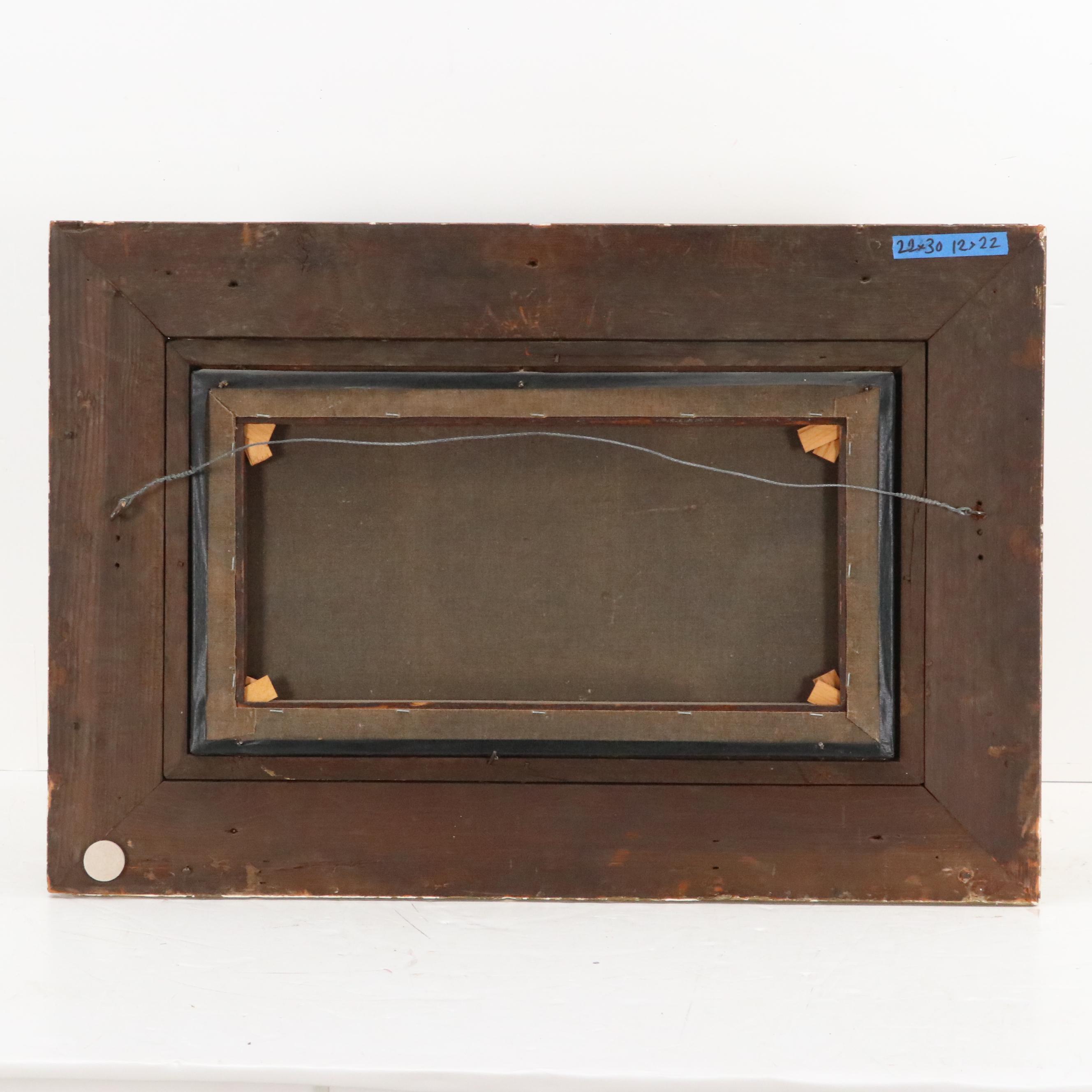 Granville Perkins Oil Painting Coastal Shipwreck Scene, Late 19th Century