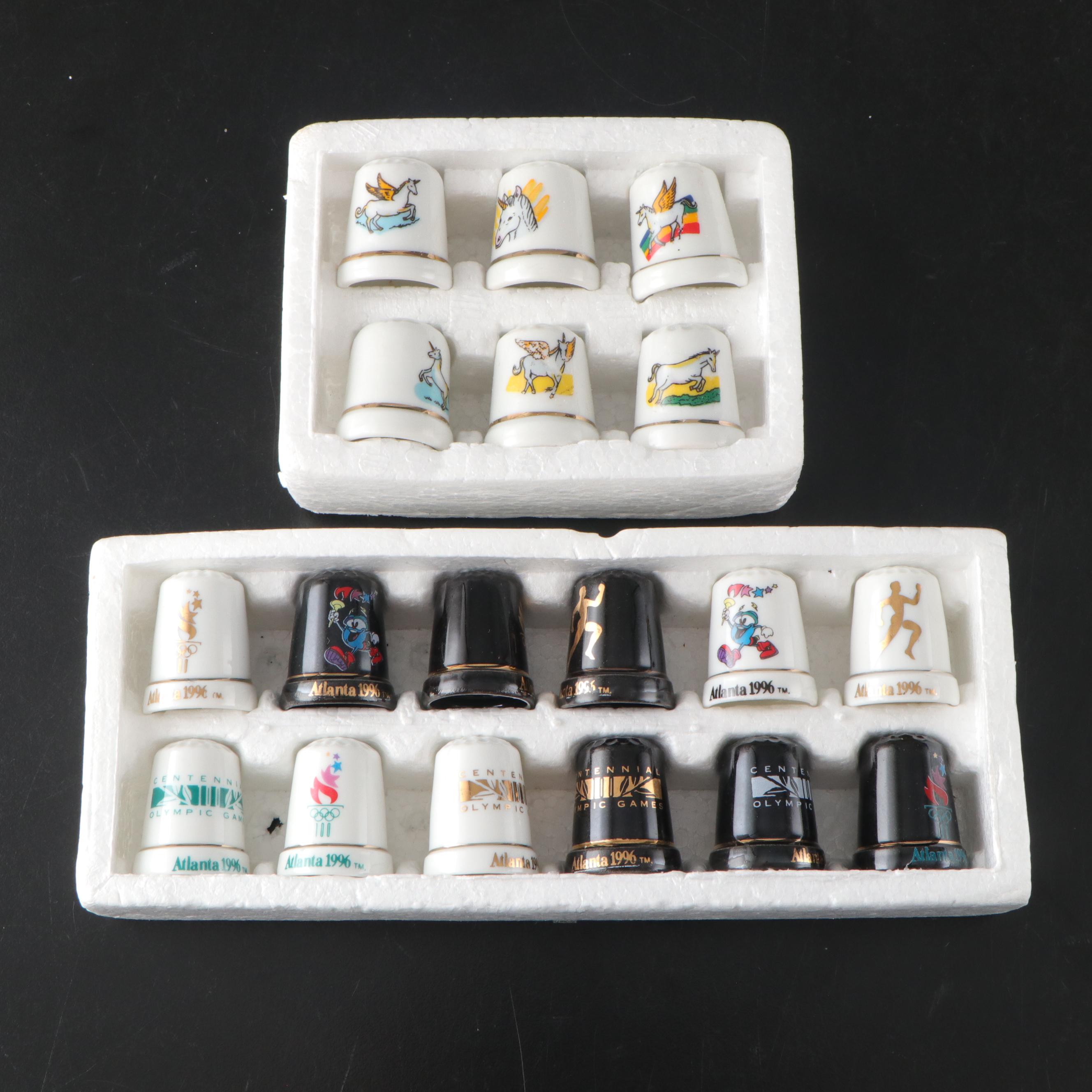 Enesco Precious Moments with Other Thimbles and Boxes