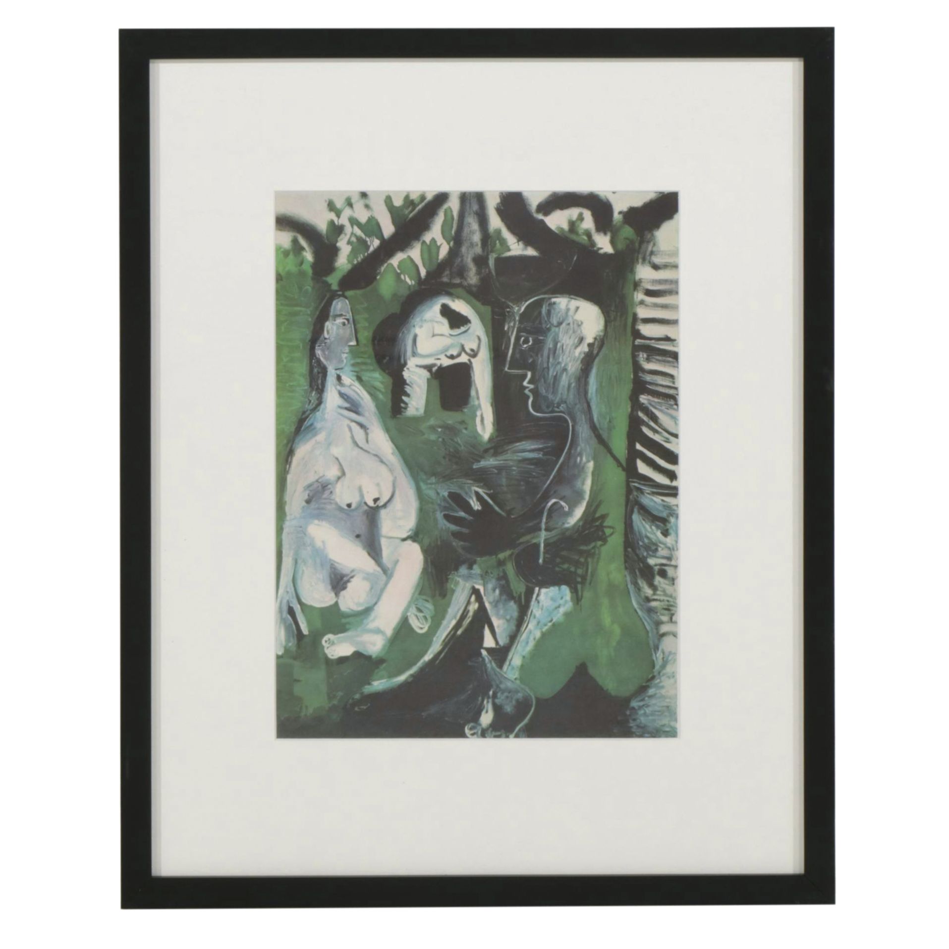 Offset Lithograph After Pablo Picasso From "Les Déjeuners," 1963