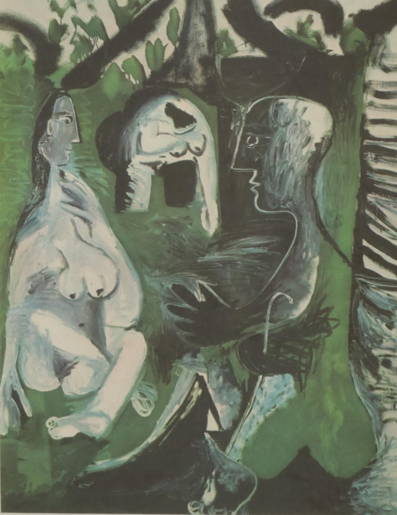 Offset Lithograph After Pablo Picasso From "Les Déjeuners," 1963