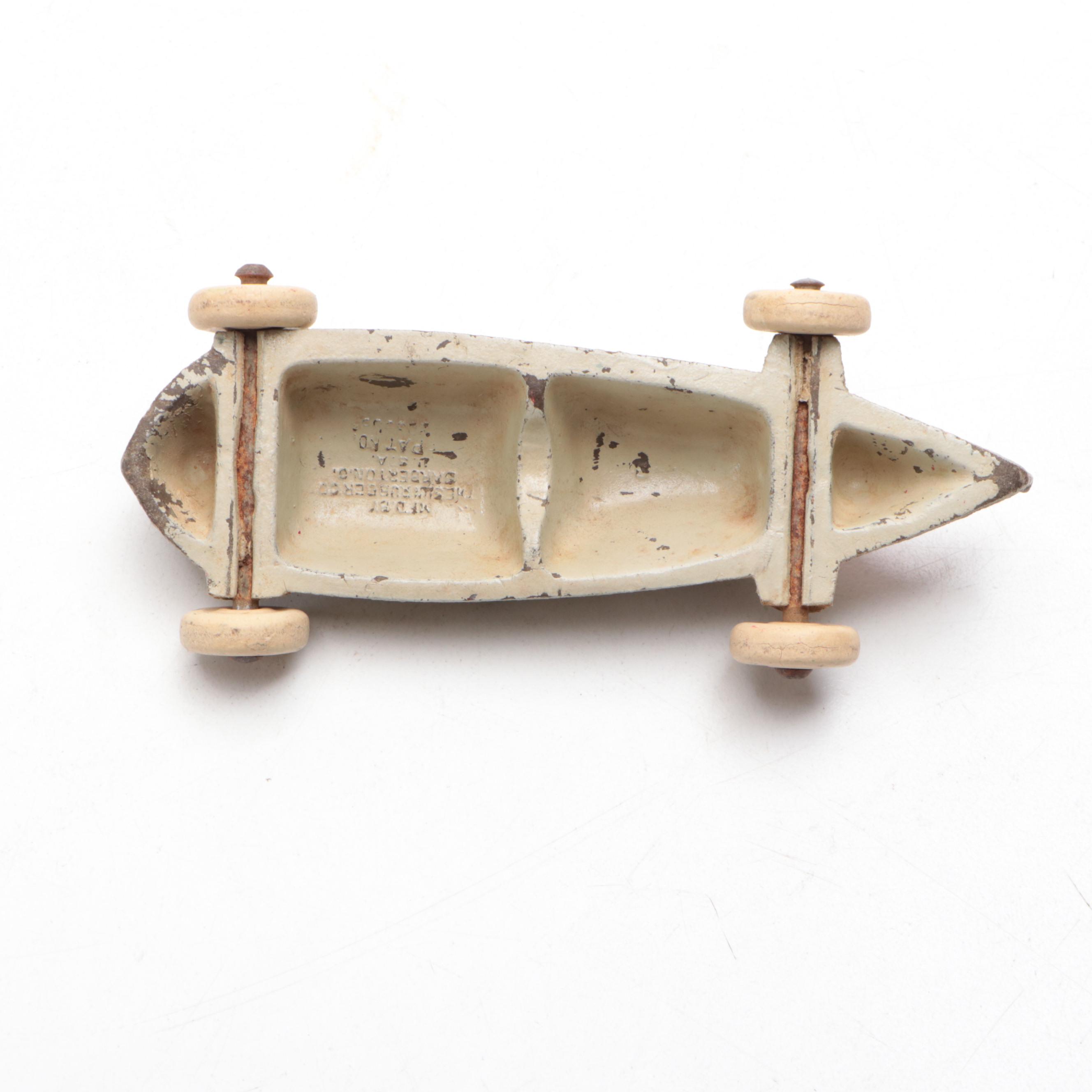 Manoil, Hubley and Sun Rubber Co. Toy Vehicles and Plane, Mid-20th Century