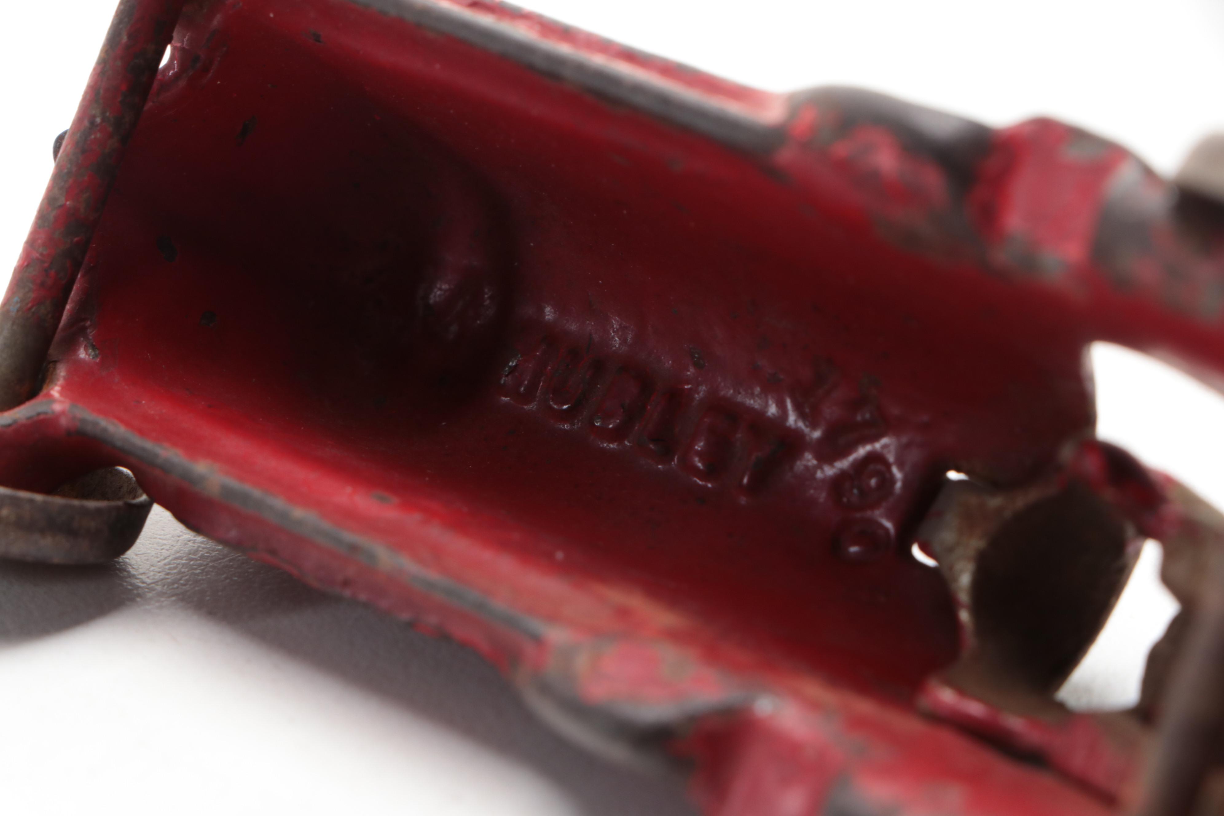 Manoil, Hubley and Sun Rubber Co. Toy Vehicles and Plane, Mid-20th Century