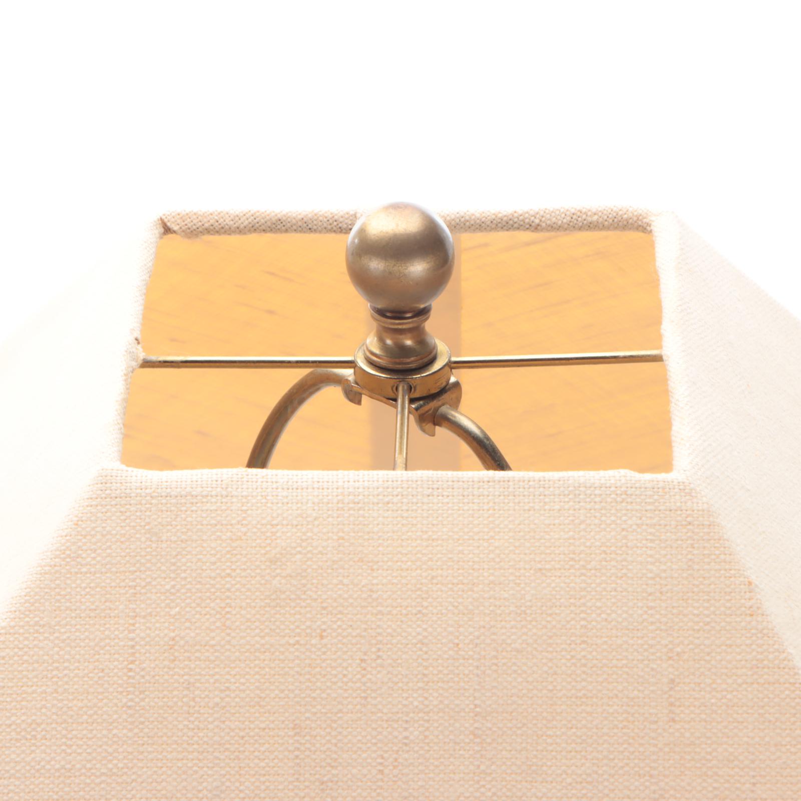 Garcia Imports Resin Table Lamp with Square Resin Table Lamp