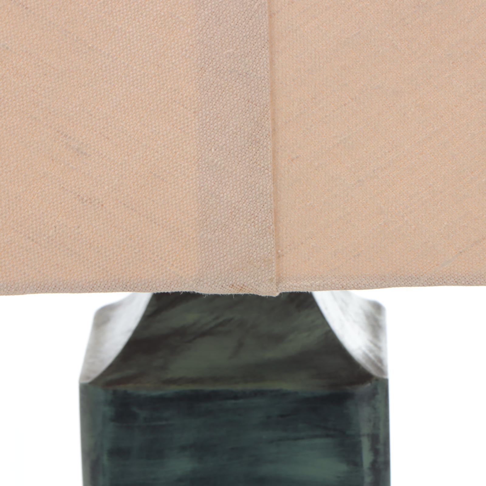 Garcia Imports Resin Table Lamp with Square Resin Table Lamp