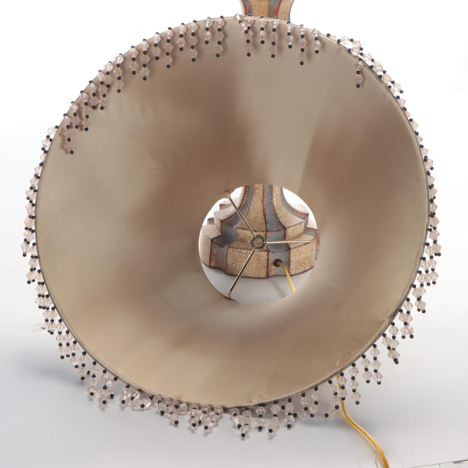 Garcia Imports Resin Table Lamp with Square Resin Table Lamp