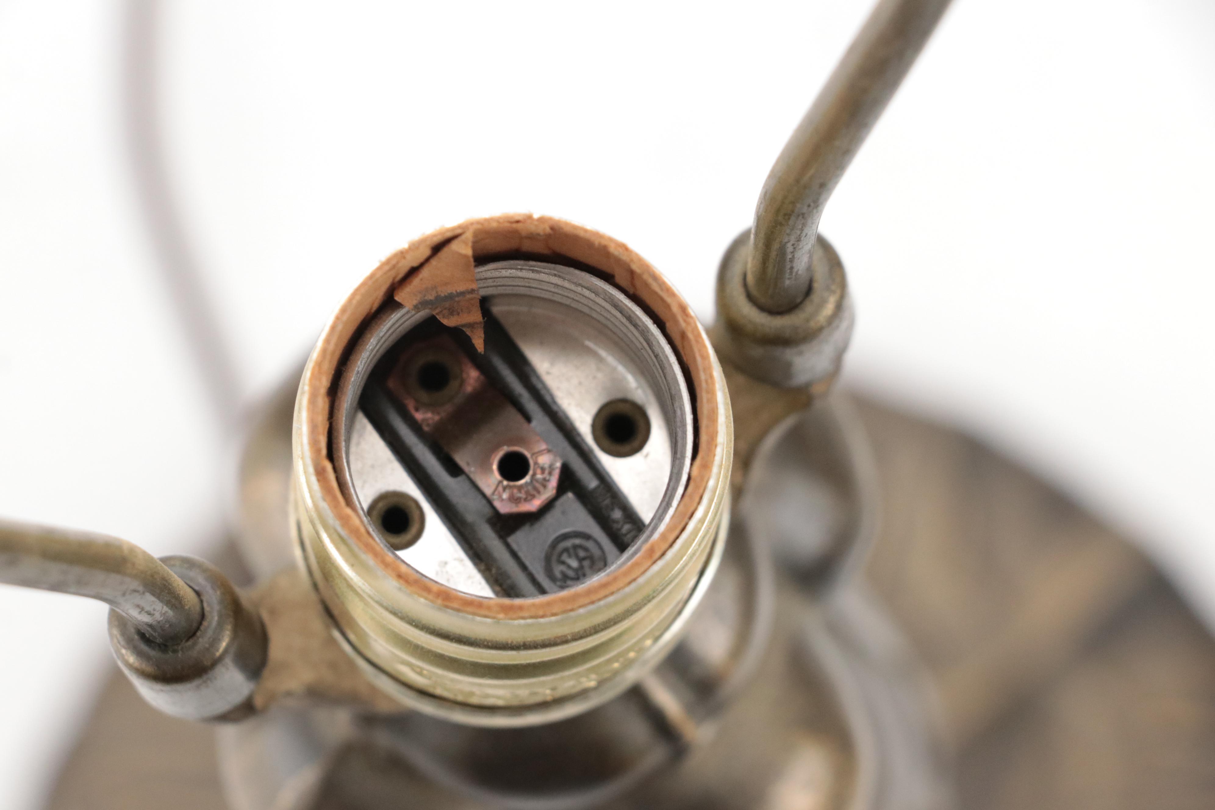 Art Nouveau Style Slag Glass & Metal Table Lamp with Hummingbird & Rose Motifs