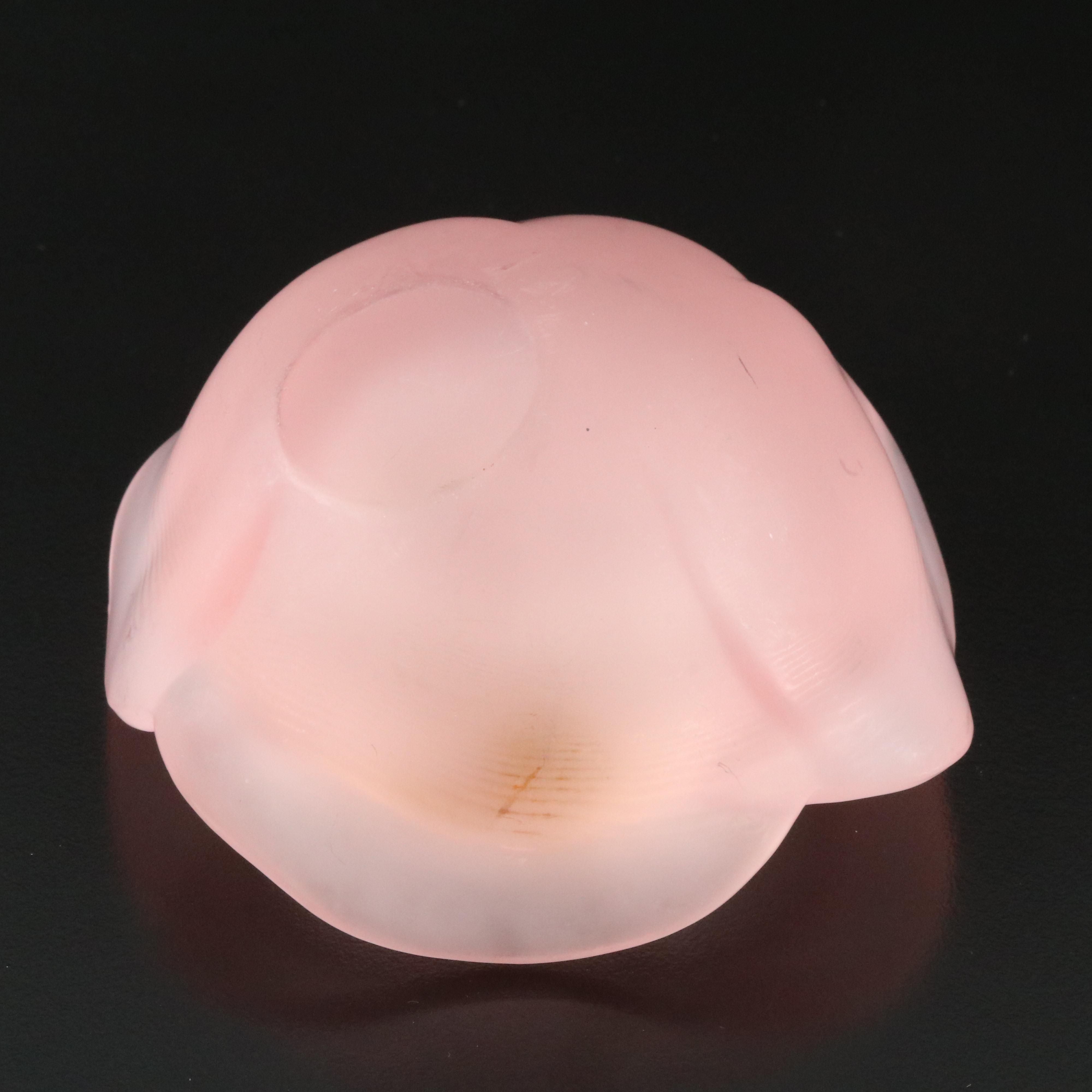 Christian Dior Pink Lead Crystal Desk Clock