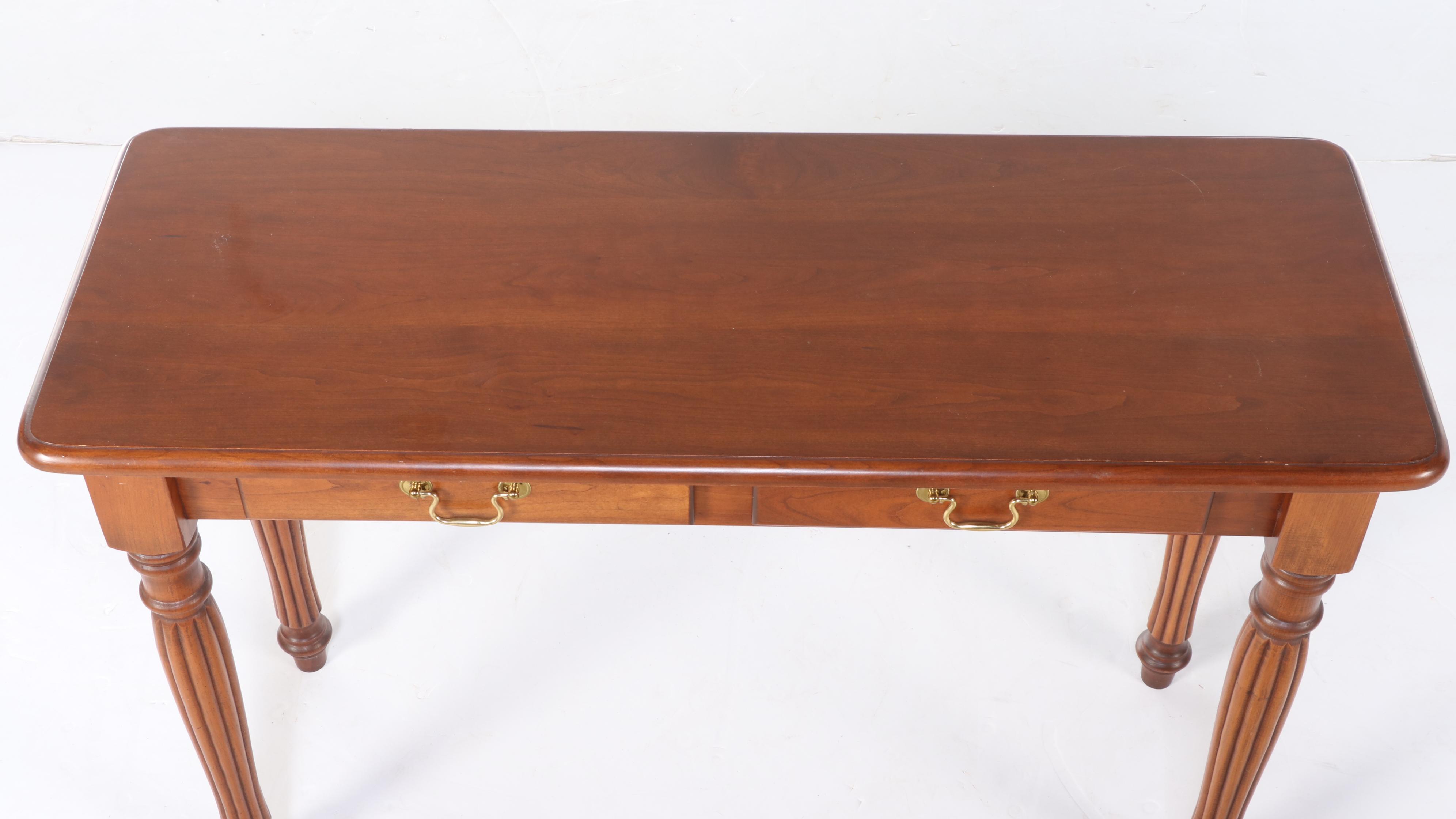 Amish Oak Furniture Co. Federal Style Console Table