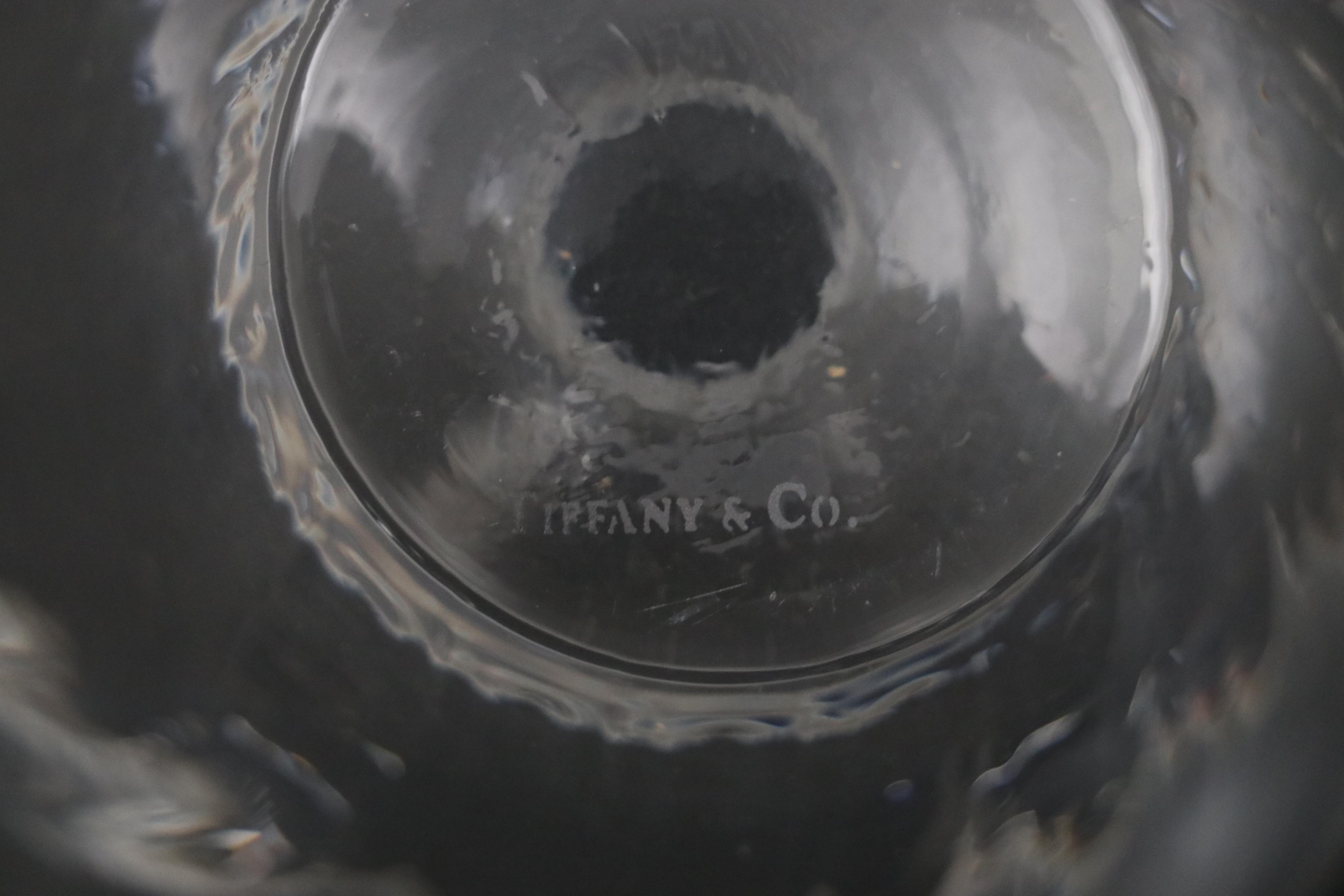 Riedel for Tiffany & Co. "Palladia" Crystal Bowl with Heart Rimmed Bowl and Vase