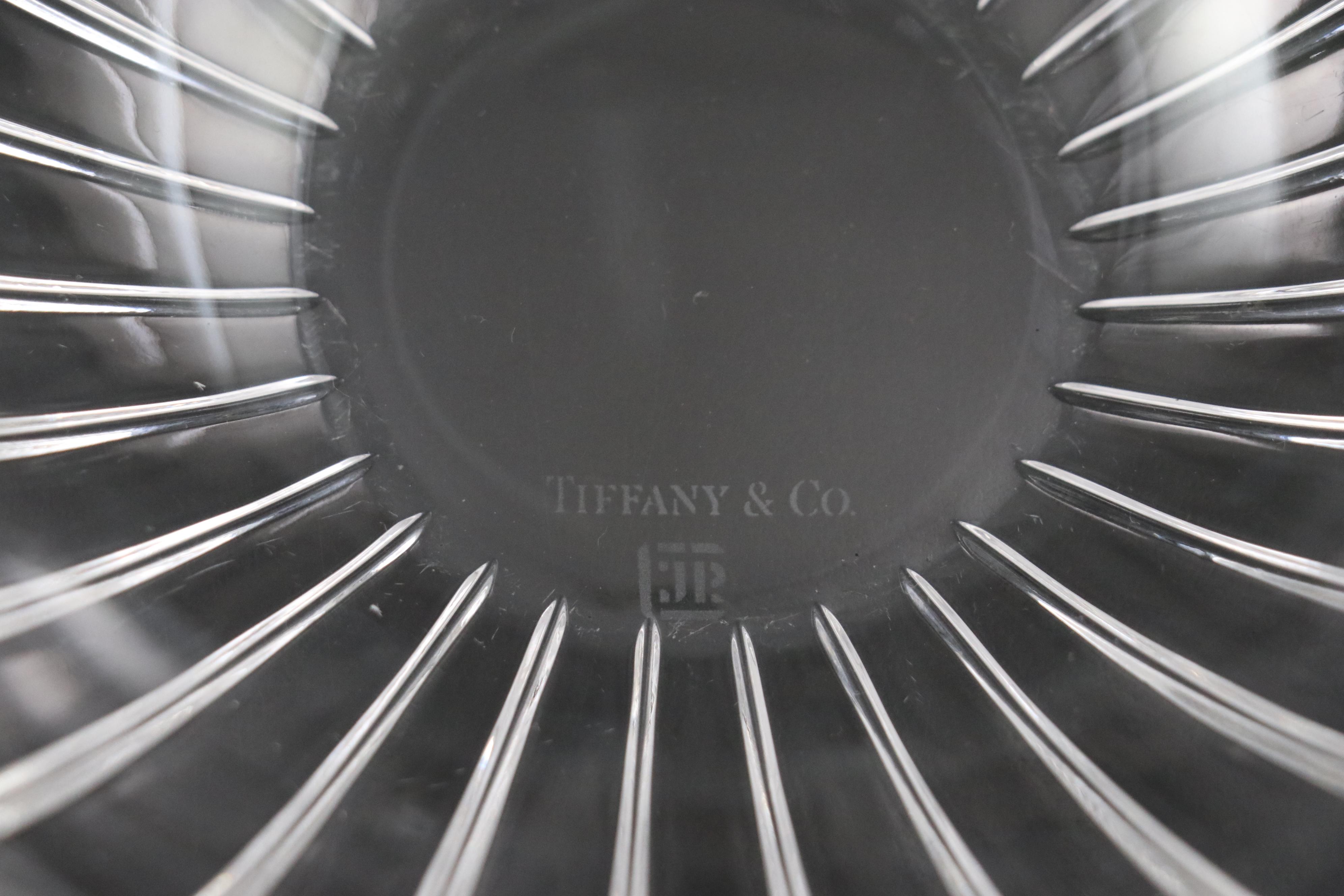 Riedel for Tiffany & Co. "Palladia" Crystal Bowl with Heart Rimmed Bowl and Vase