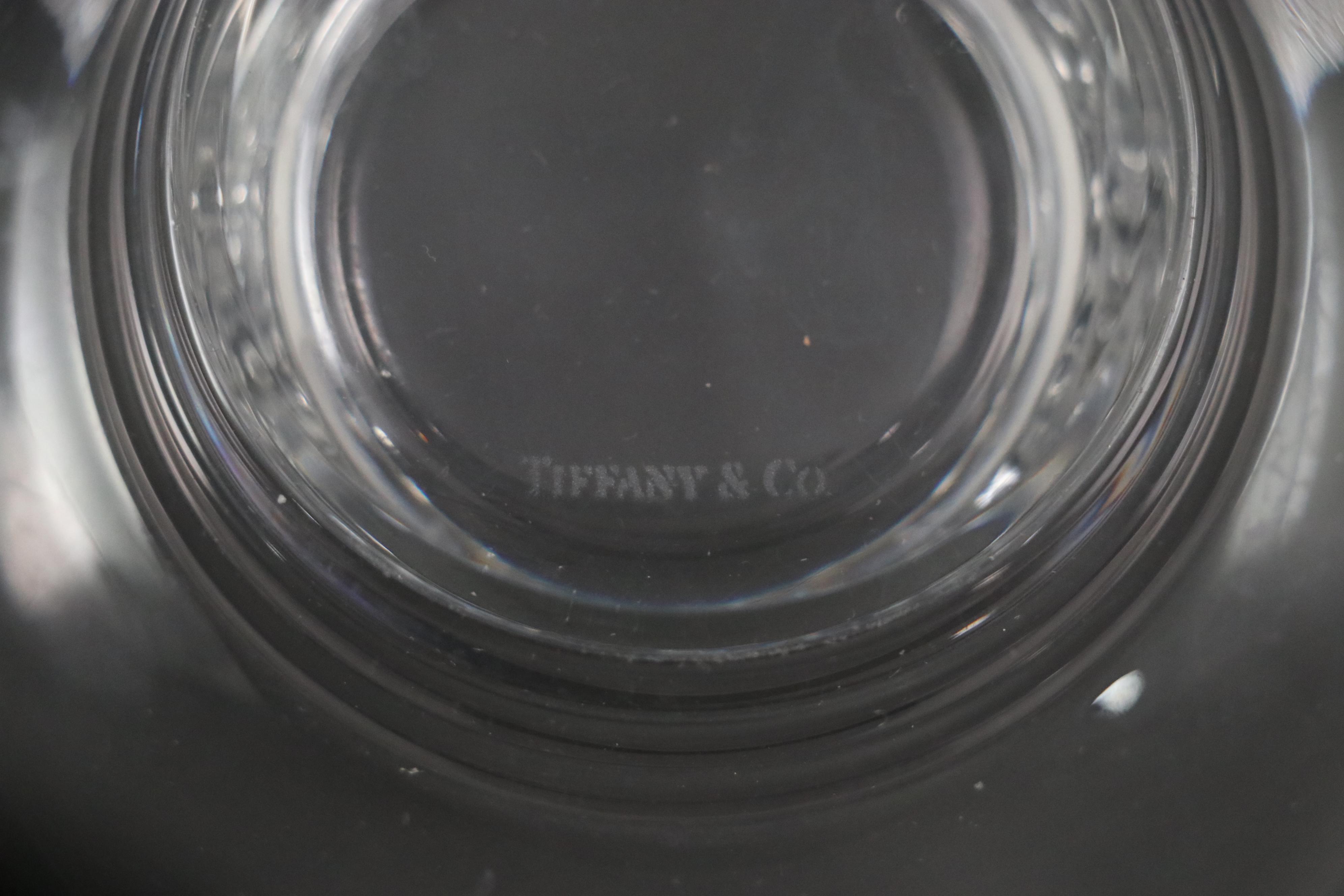 Riedel for Tiffany & Co. "Palladia" Crystal Bowl with Heart Rimmed Bowl and Vase