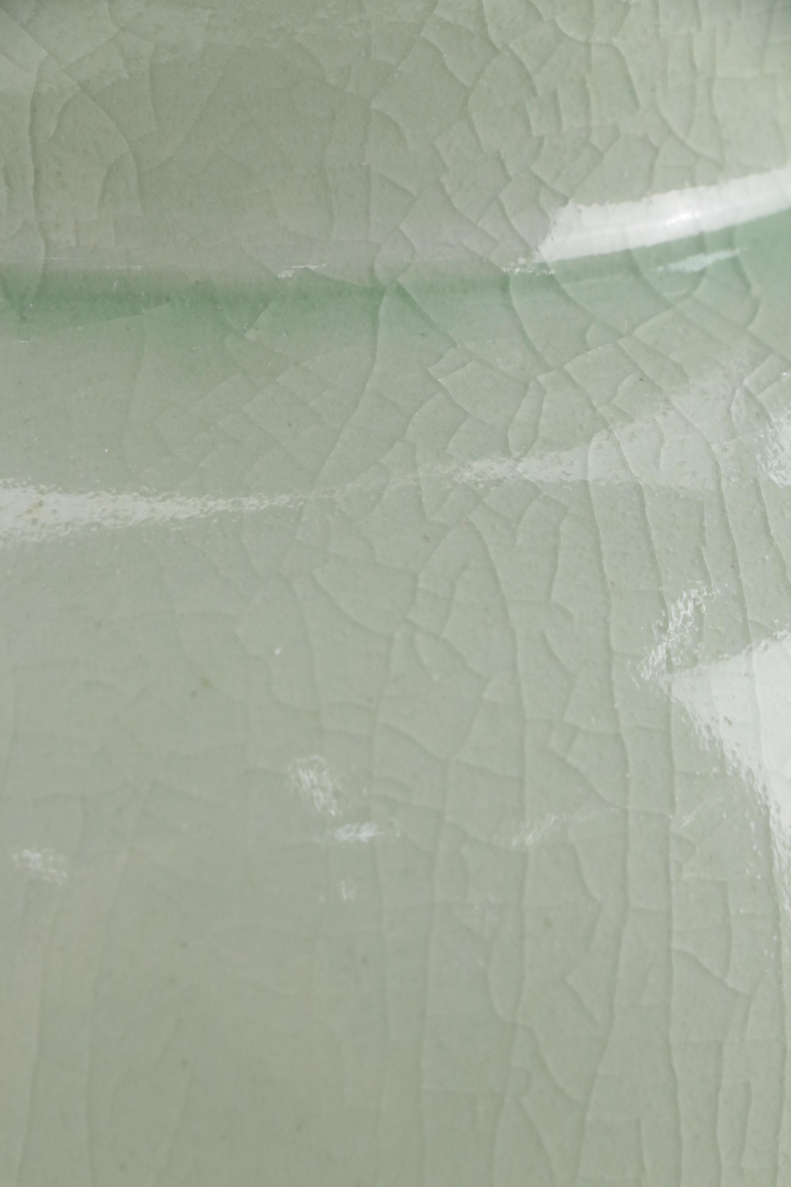 Chinese and Thai Celadon Collection with Vases, Tray and Figurine