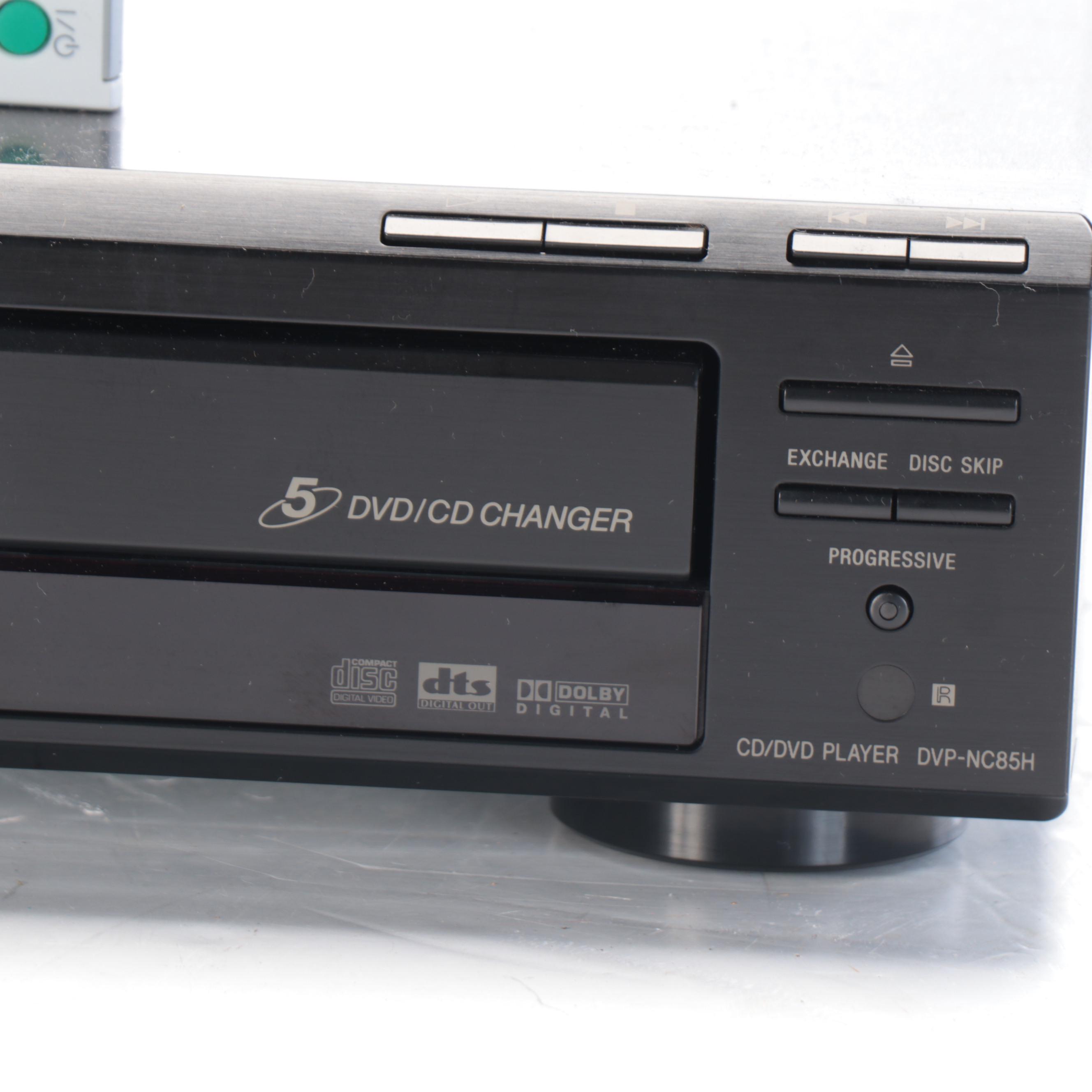 Sony HDMI Compatible Five-Disc CD/DVD Player and Remote