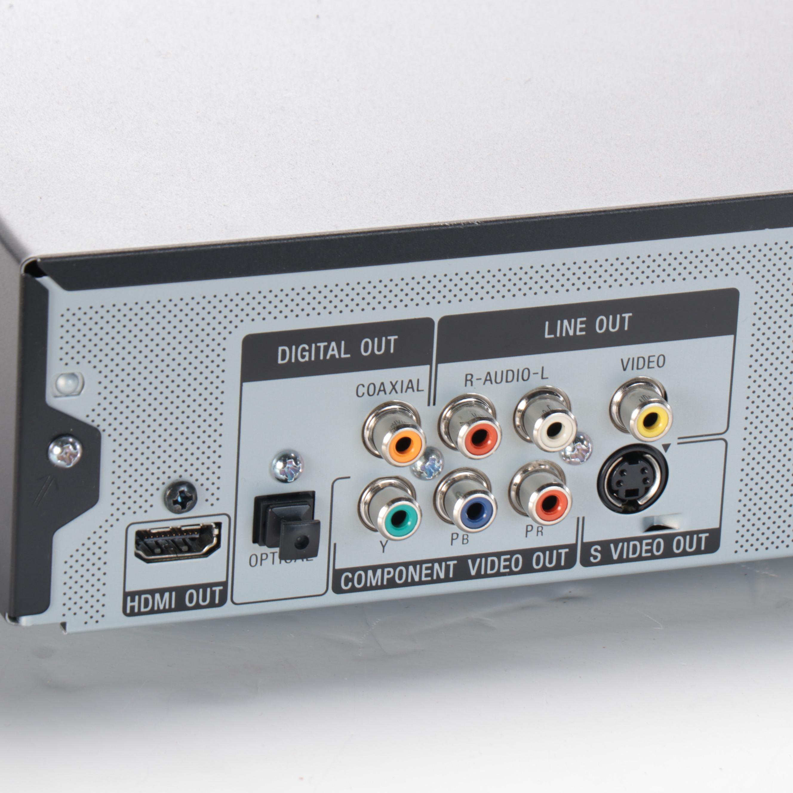 Sony HDMI Compatible Five-Disc CD/DVD Player and Remote