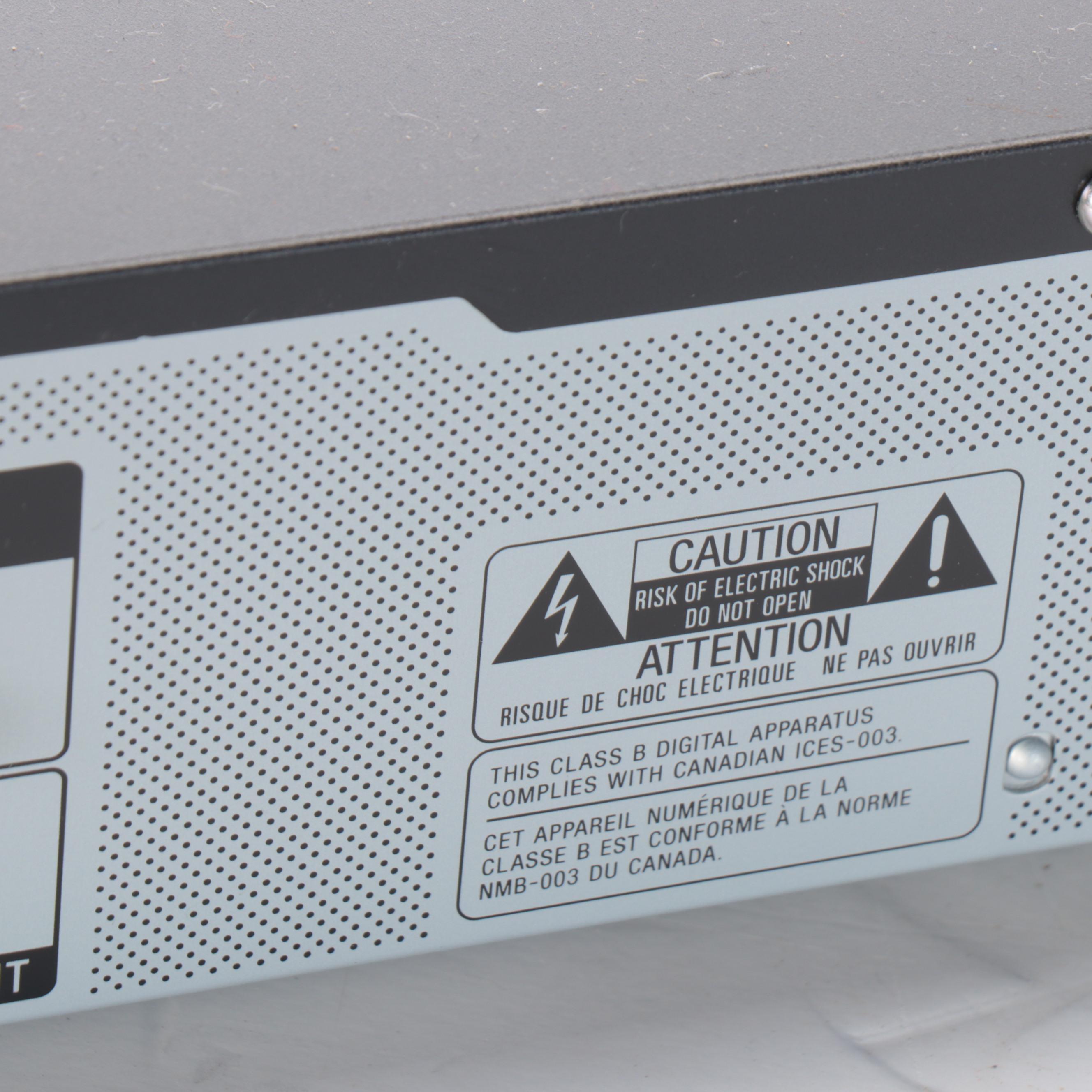 Sony HDMI Compatible Five-Disc CD/DVD Player and Remote