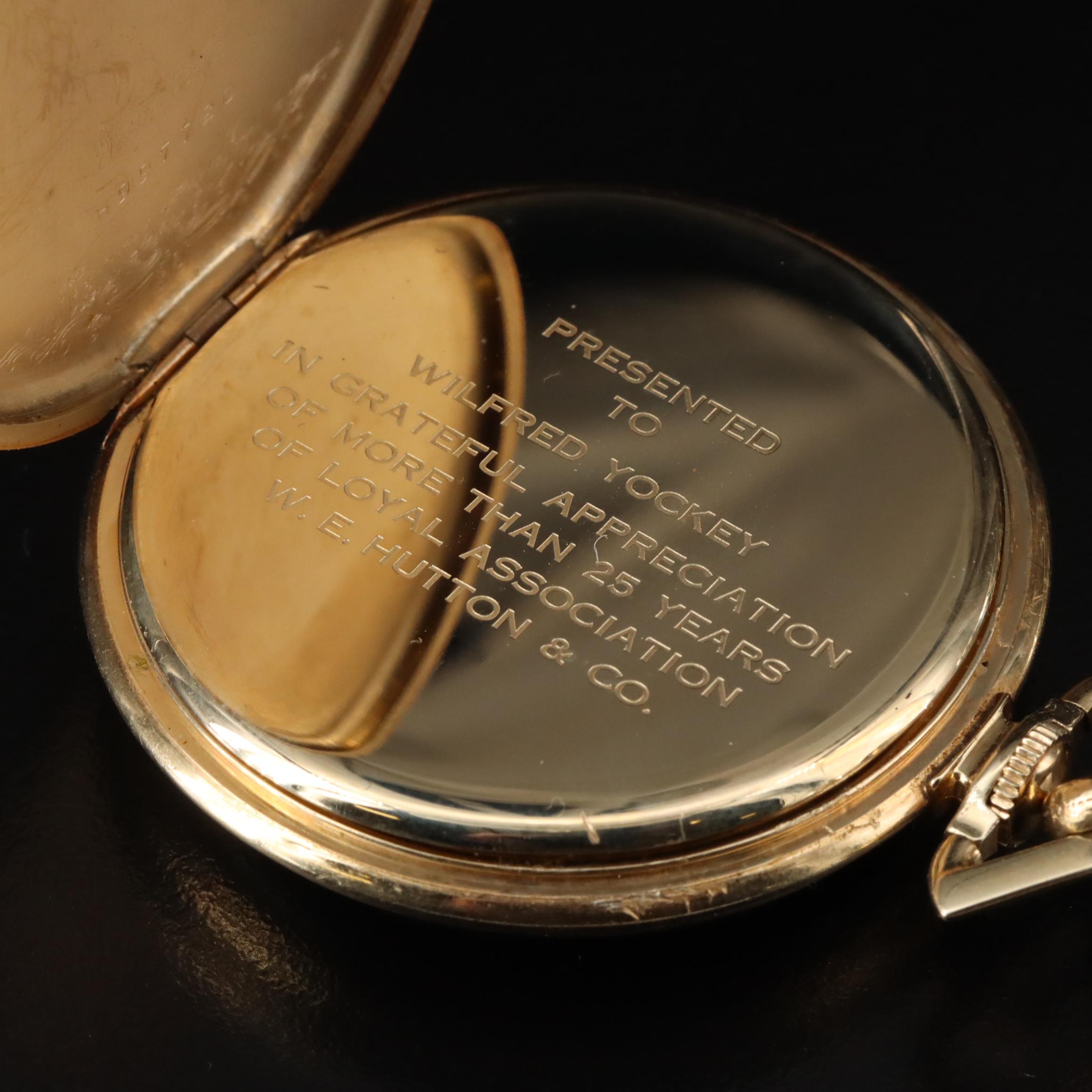 Hamilton 14K Gold Pocket Watch