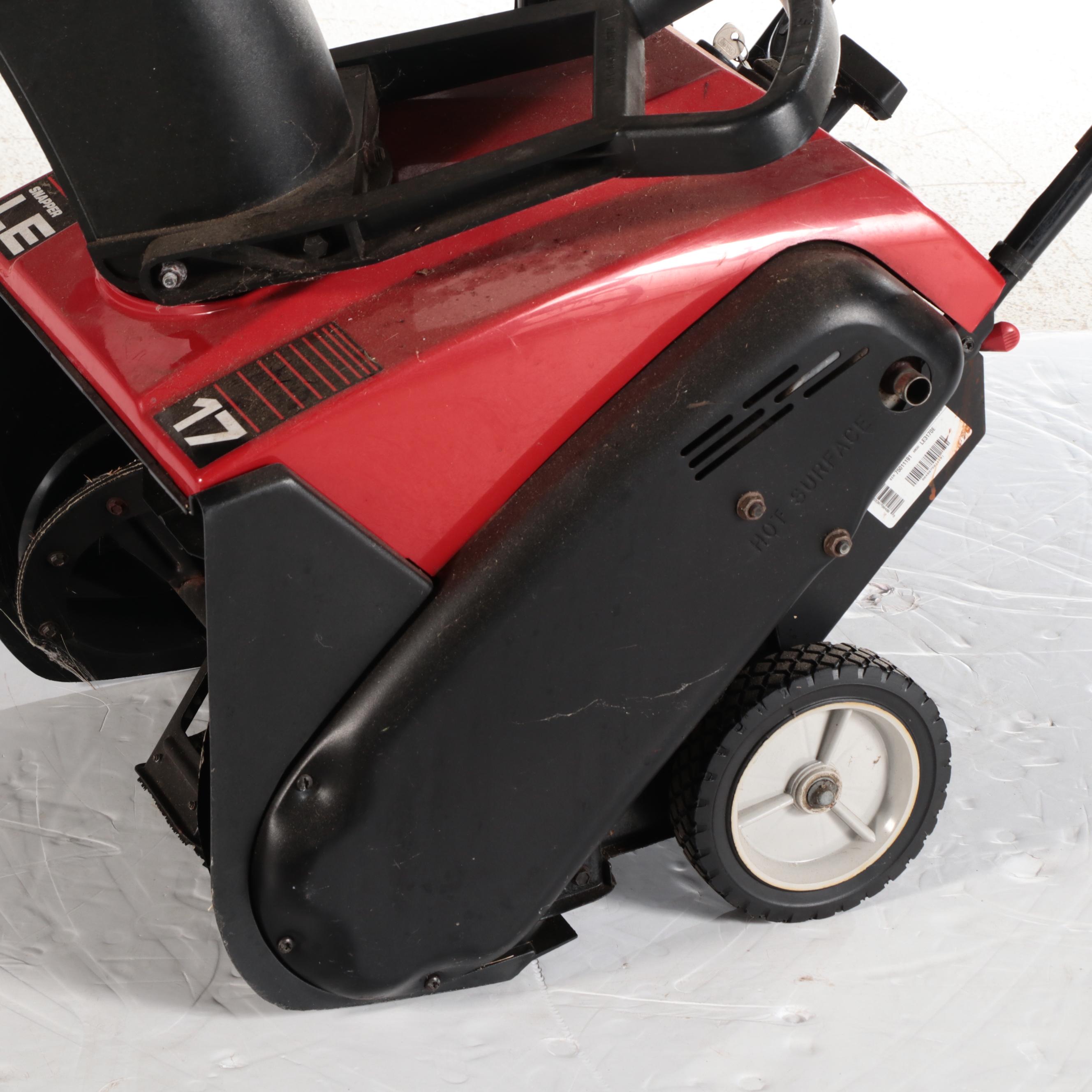 Snapper LE3170E Snow Blower