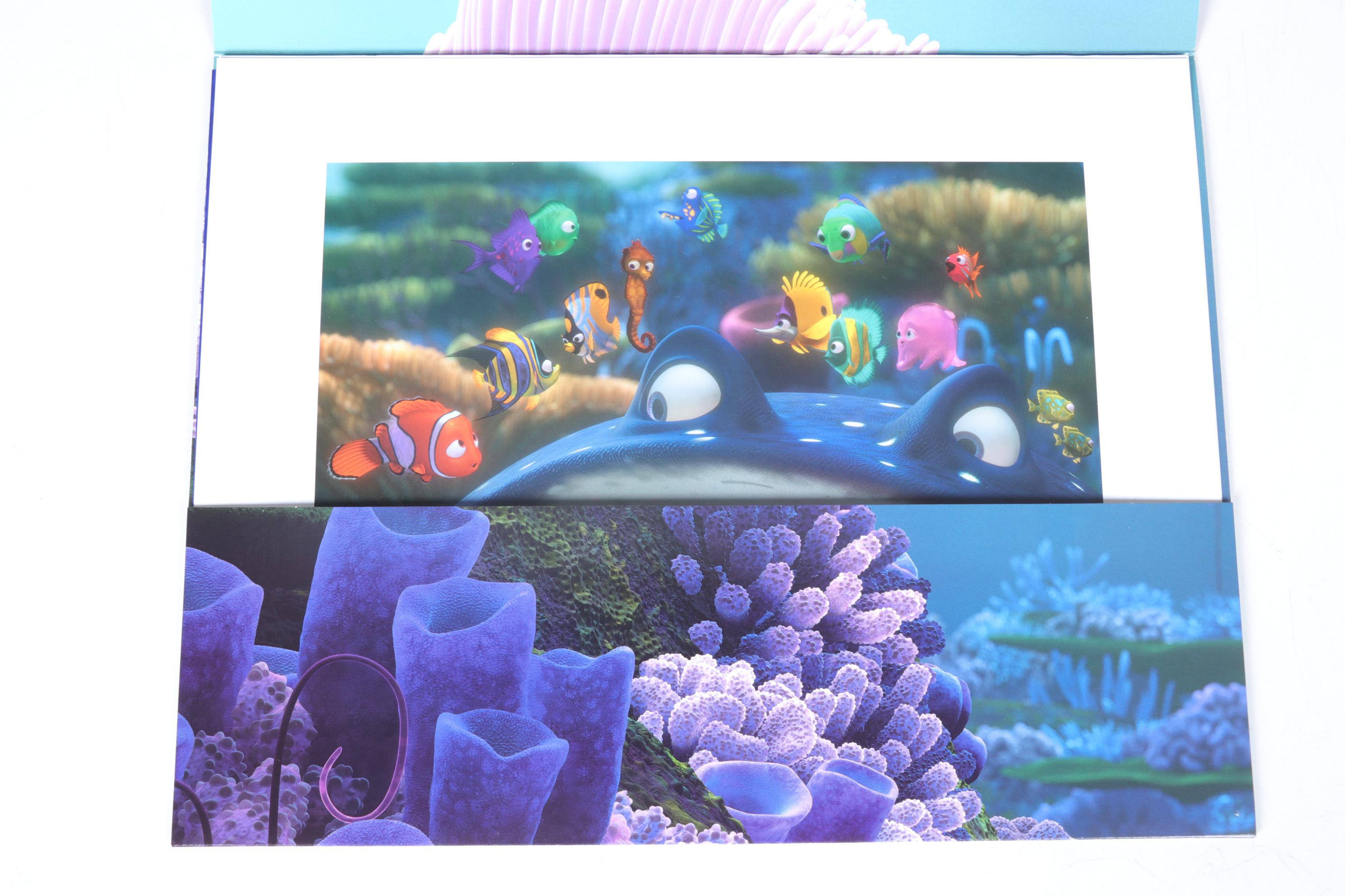 Disney/Pixar Commemorative Lithographs with "A Bug's Life" and "Monsters, Inc"