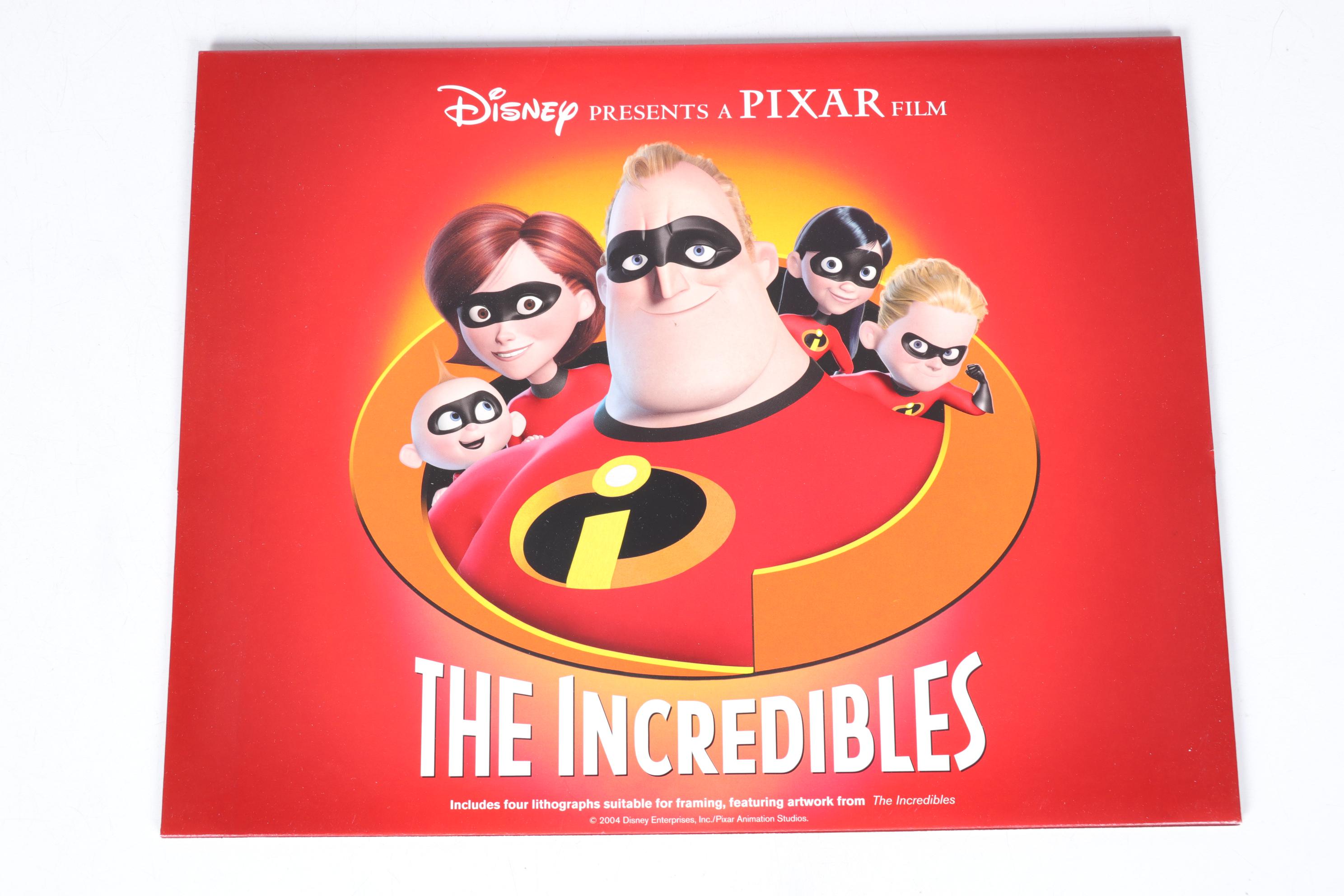Disney/Pixar Commemorative Lithographs with "A Bug's Life" and "Monsters, Inc"