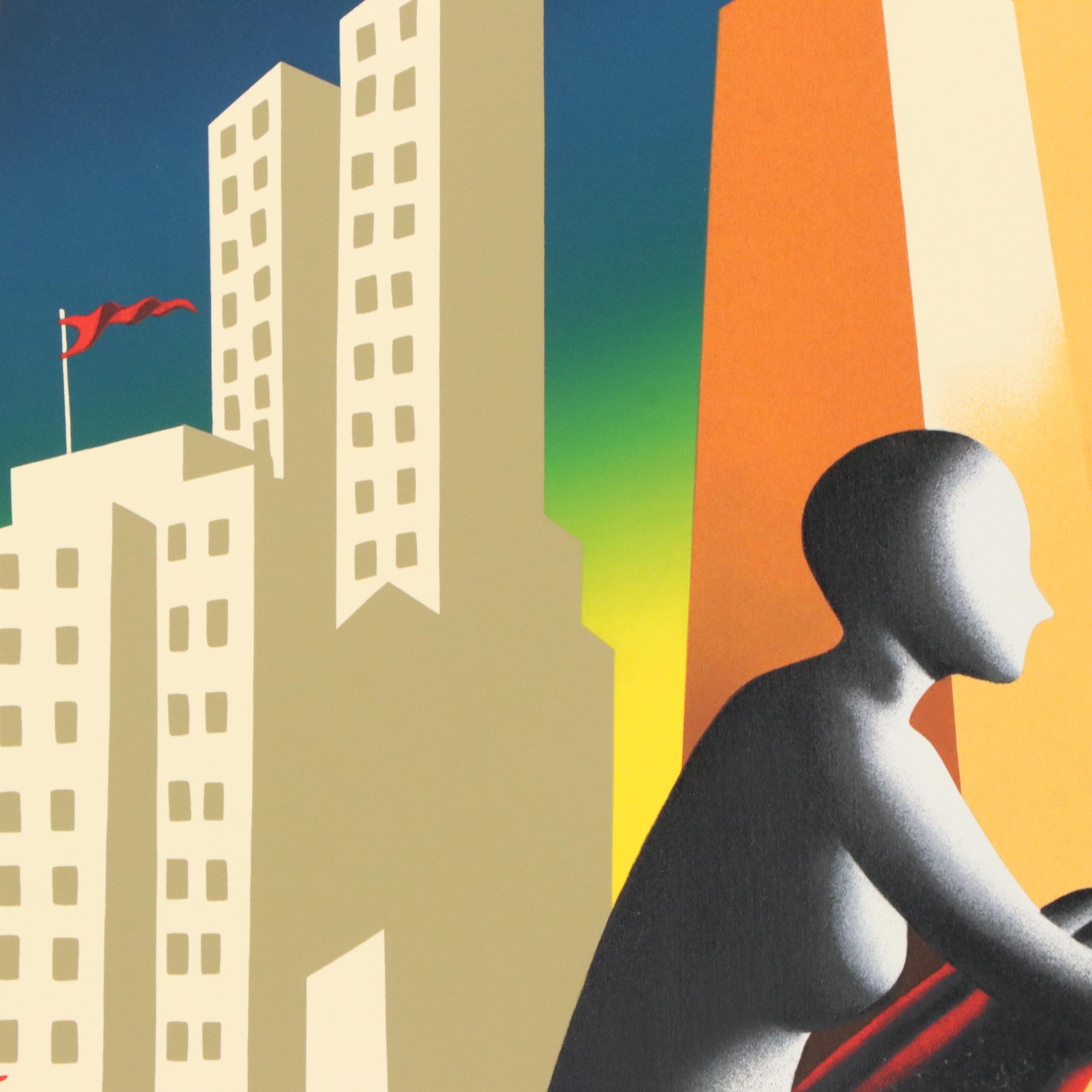 Mark Kostabi Serigraph "Windows of Opportunity," 2002