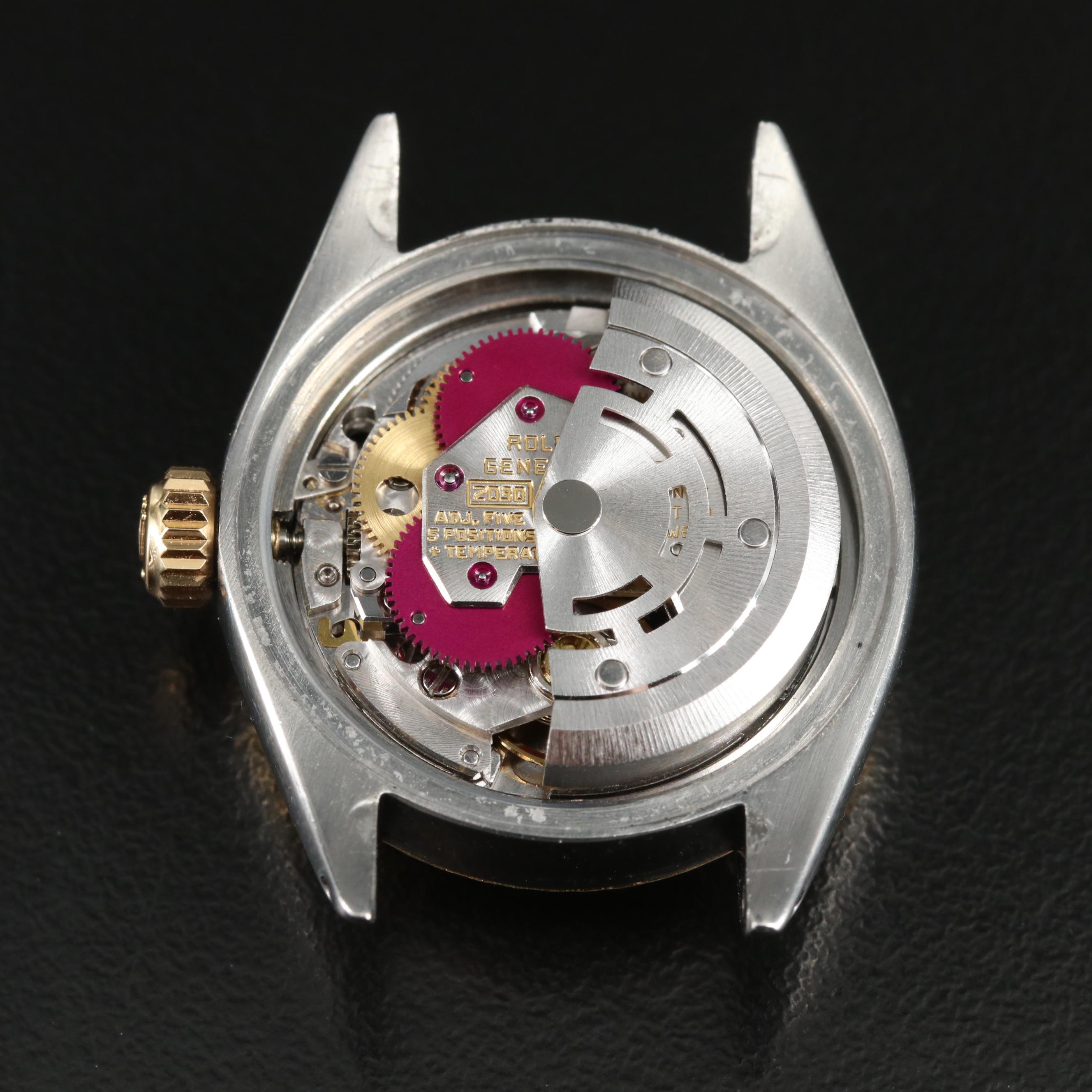 1975 Rolex Datejust 6917 Two-Tone Factory Diamond Dial Watch