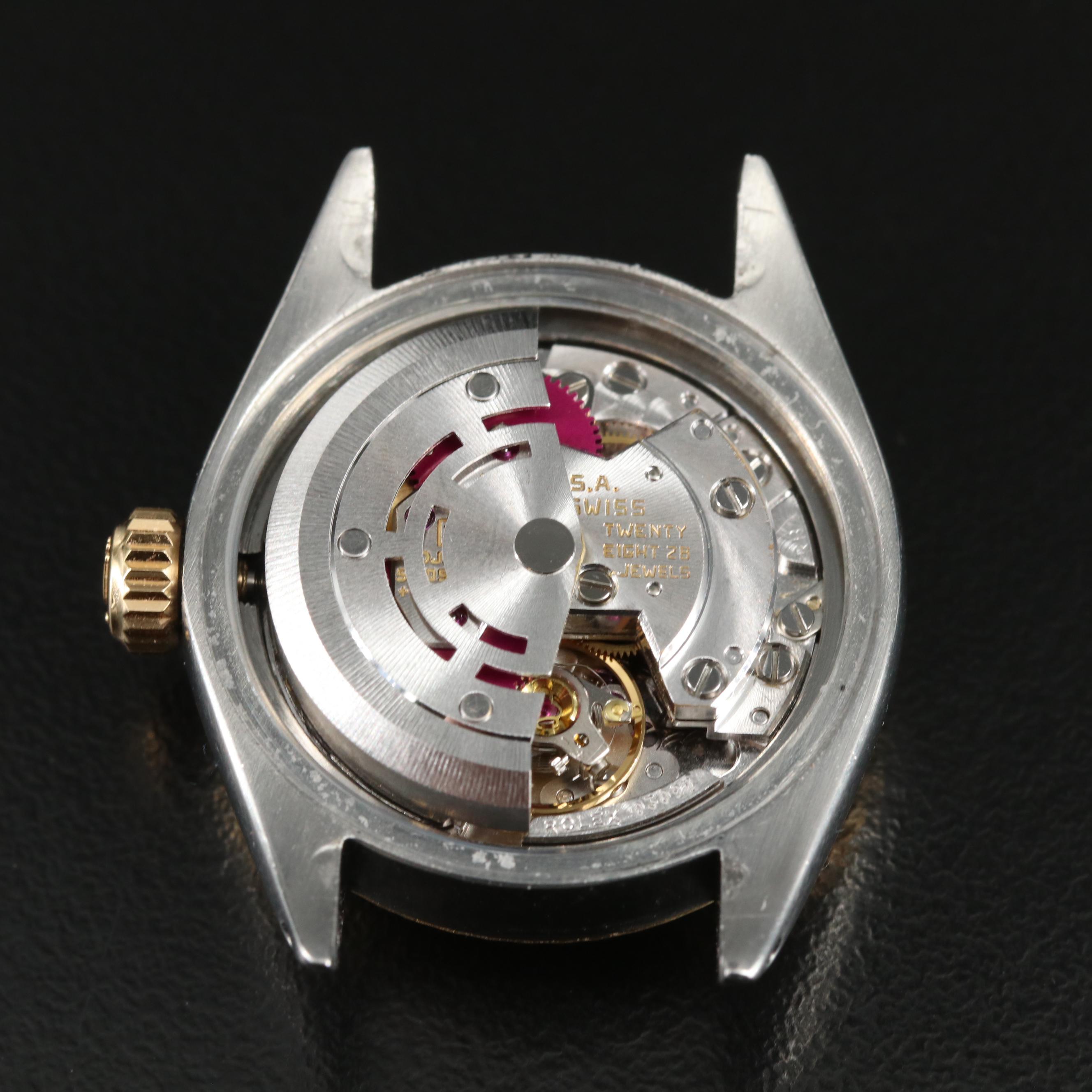 1975 Rolex Datejust 6917 Two-Tone Factory Diamond Dial Watch