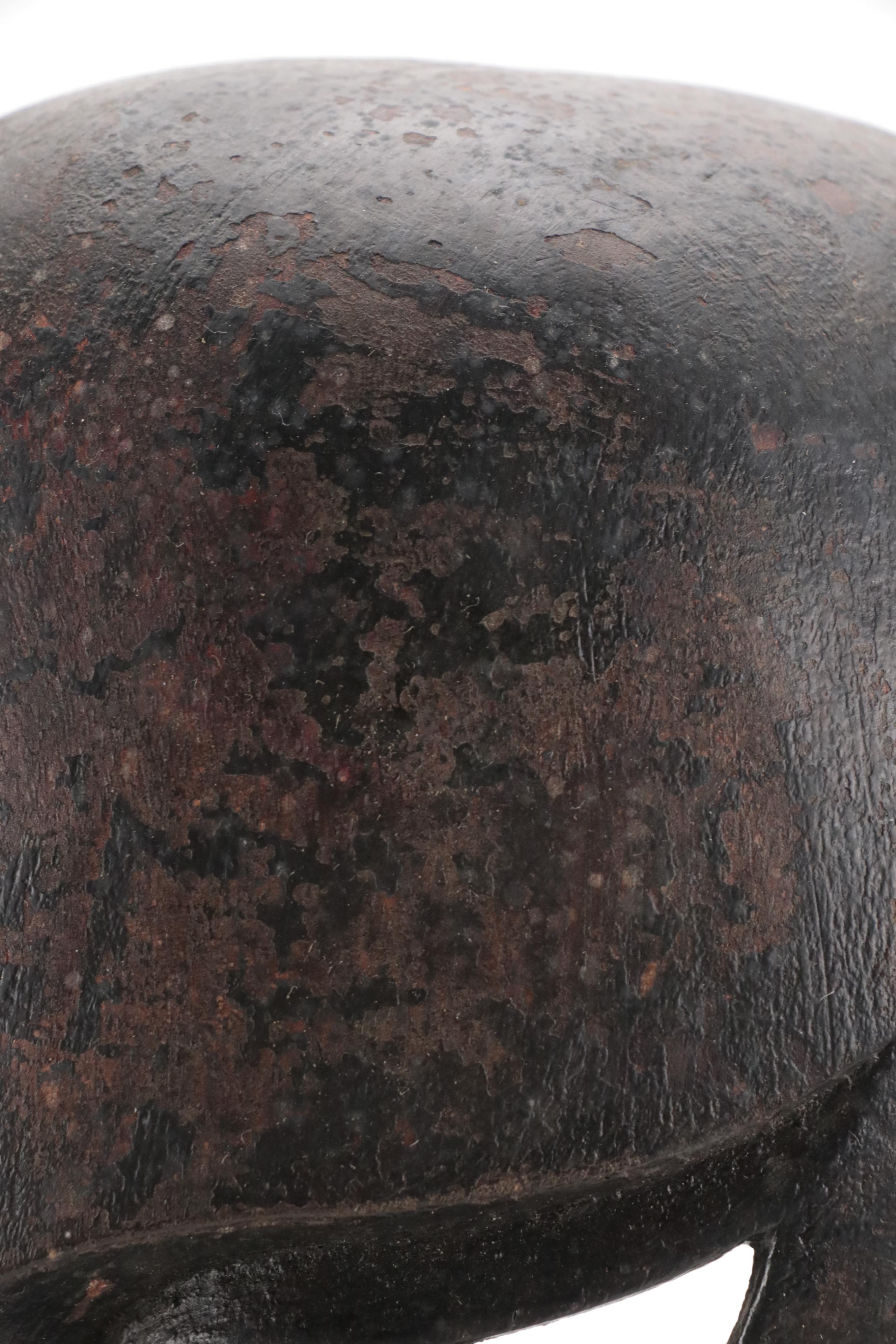 Sumatran Batak Carved Wood Funerary Mask