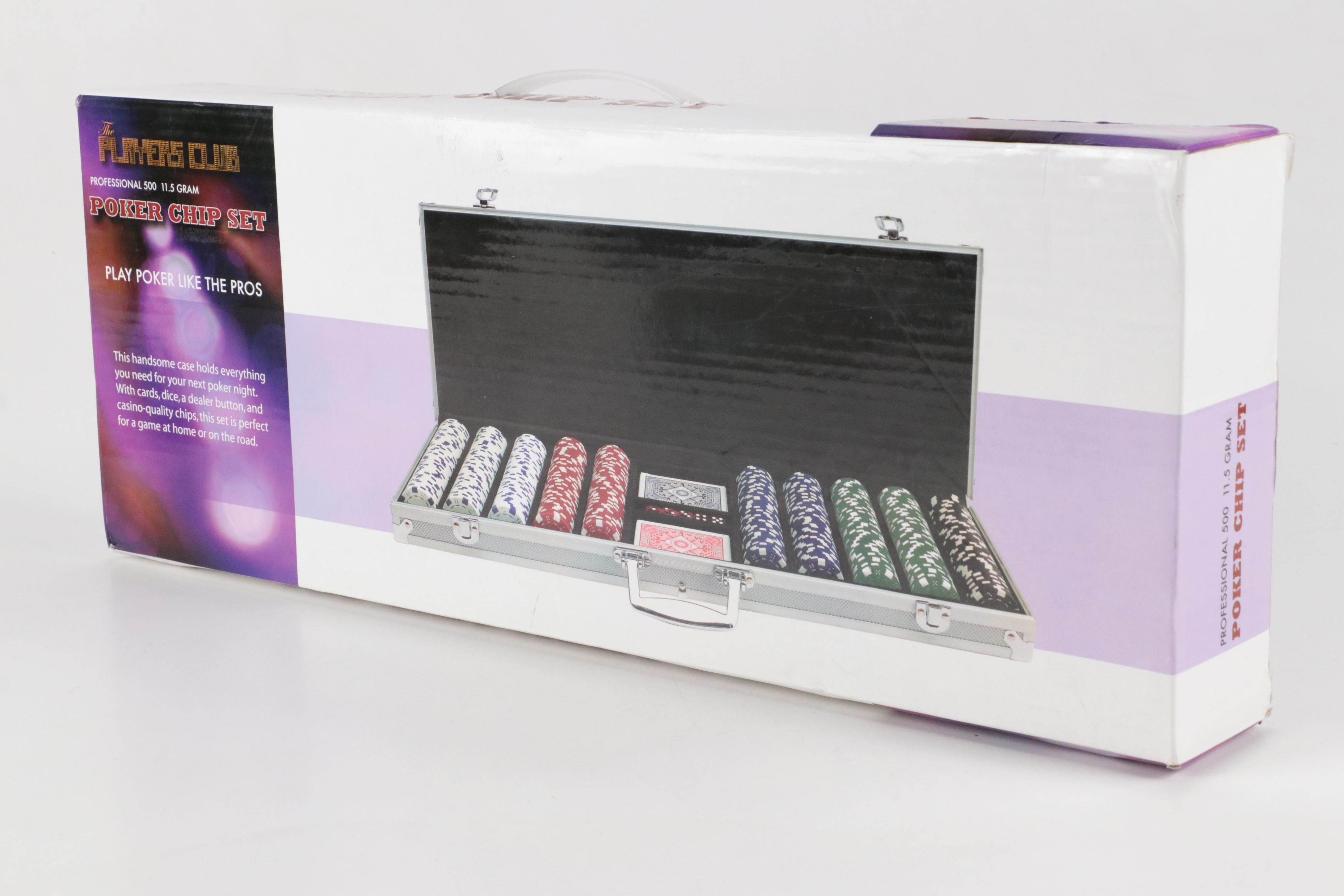 Excalibur "The Players Club" Professional 500 11.5 Gram Poker Chip Set