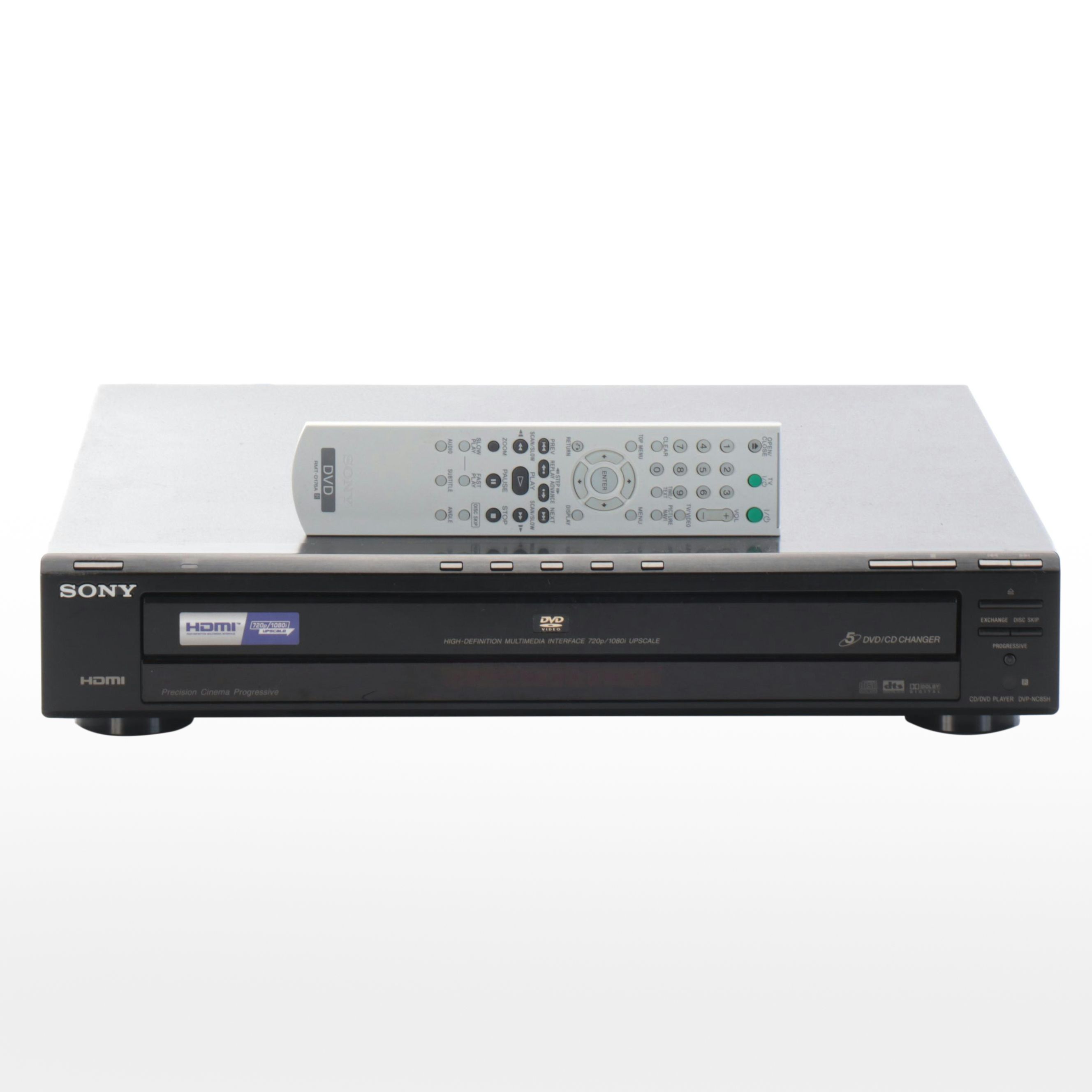 Sony HDMI Compatible Five-Disc CD/DVD Player and Remote
