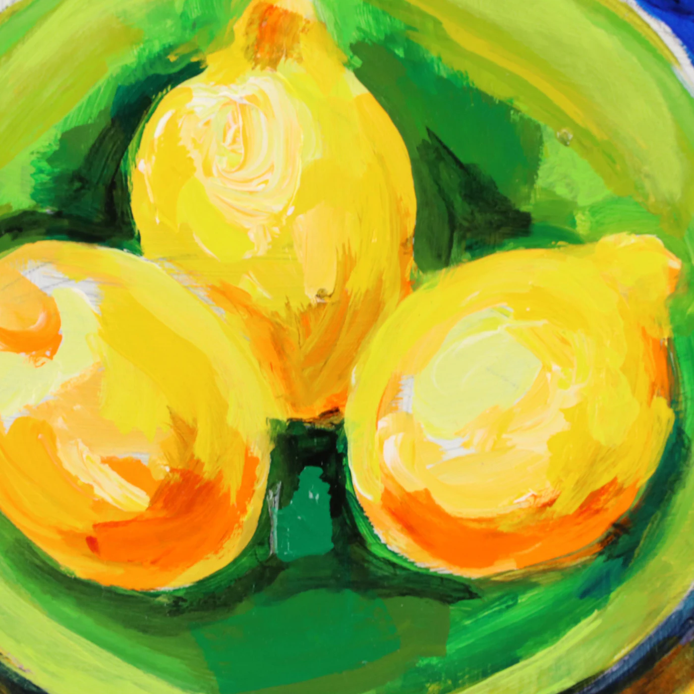 Gwen Doppler Stylized Still Life Acrylic Painting