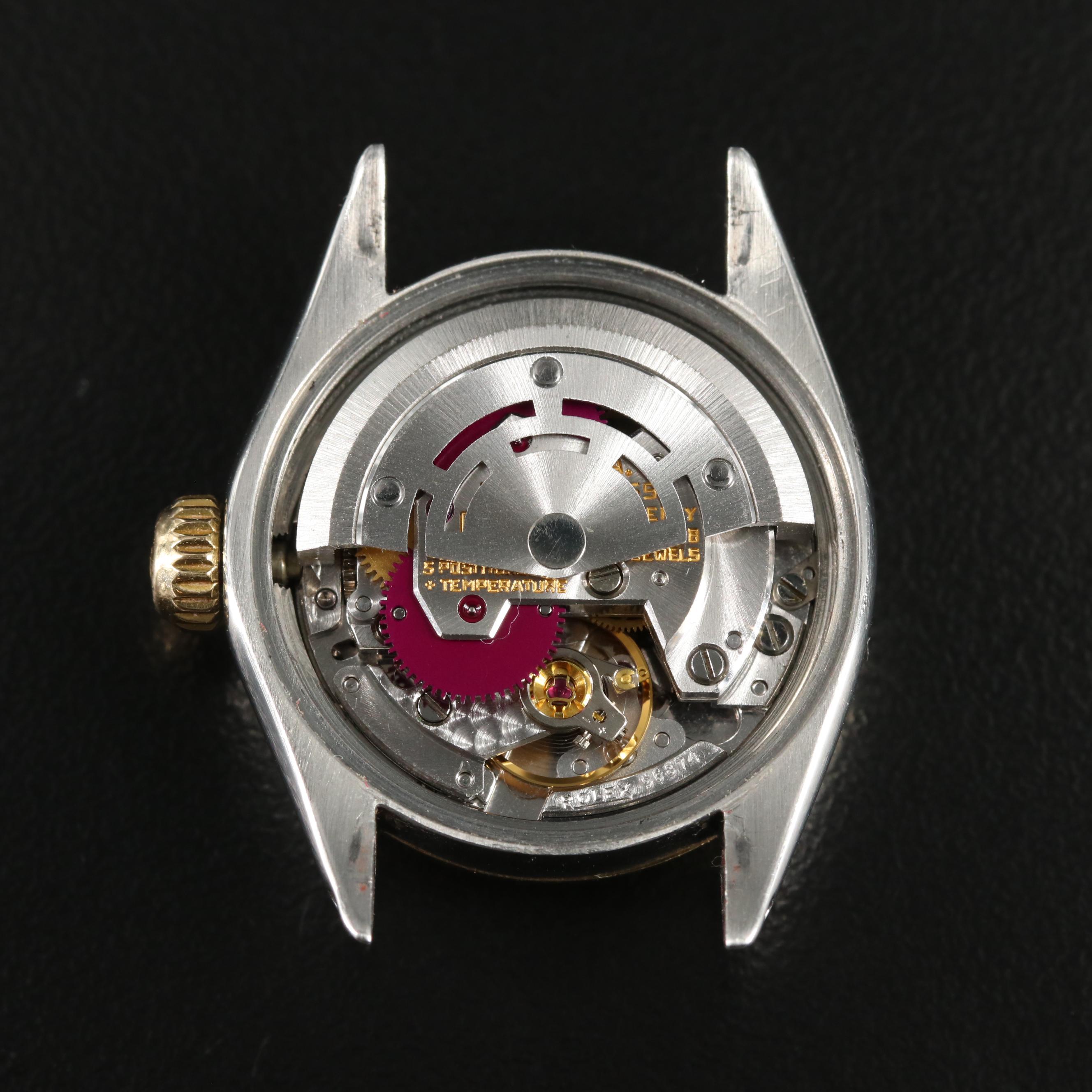 1978 Rolex Oyster Perpetual 6723 Custom Diamond Dial Watch