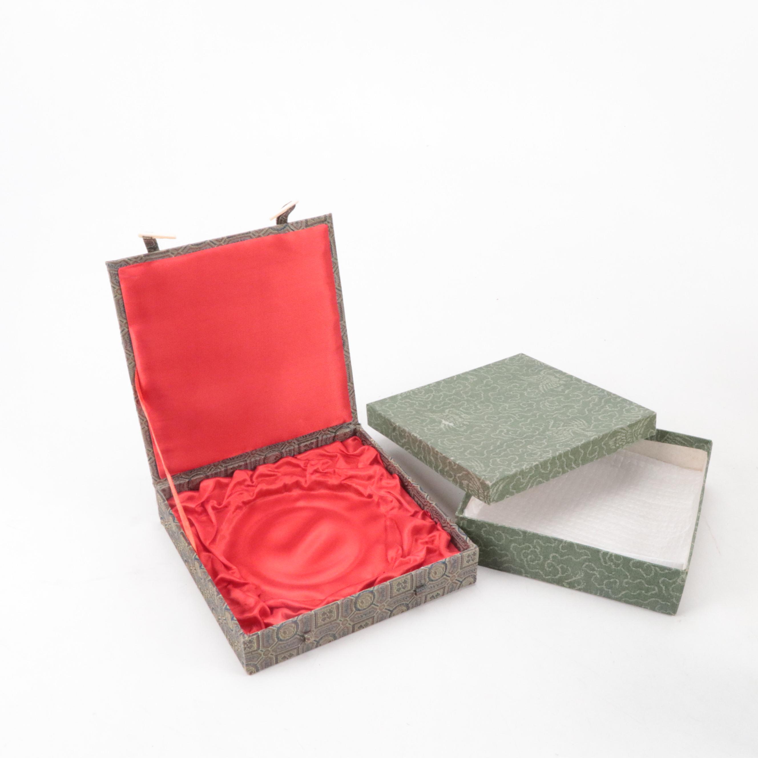 Chinese Cardboard Tea Boxes with Other Fabric Boxes