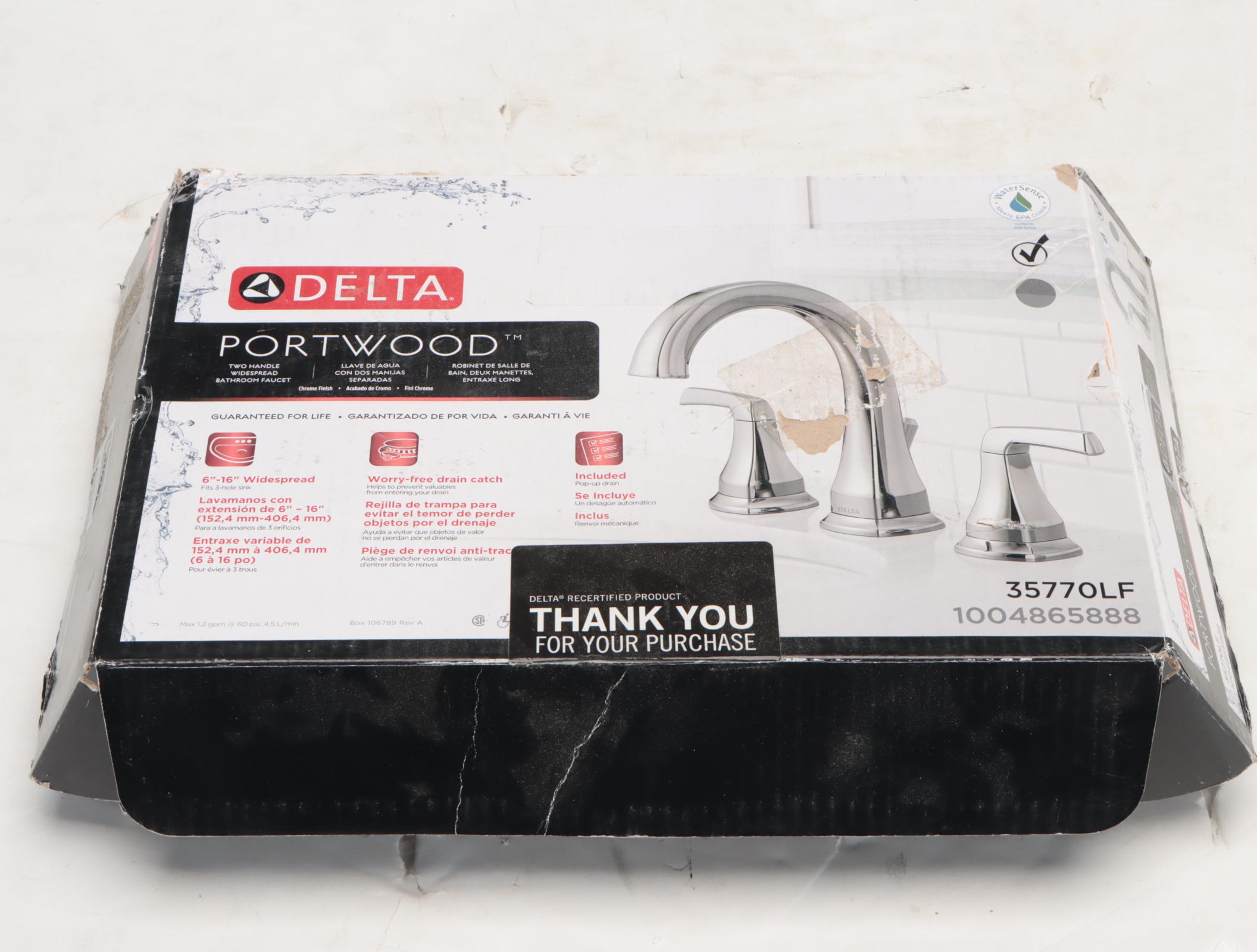 Delta Two Handle Widespread Bathroom Faucet and More