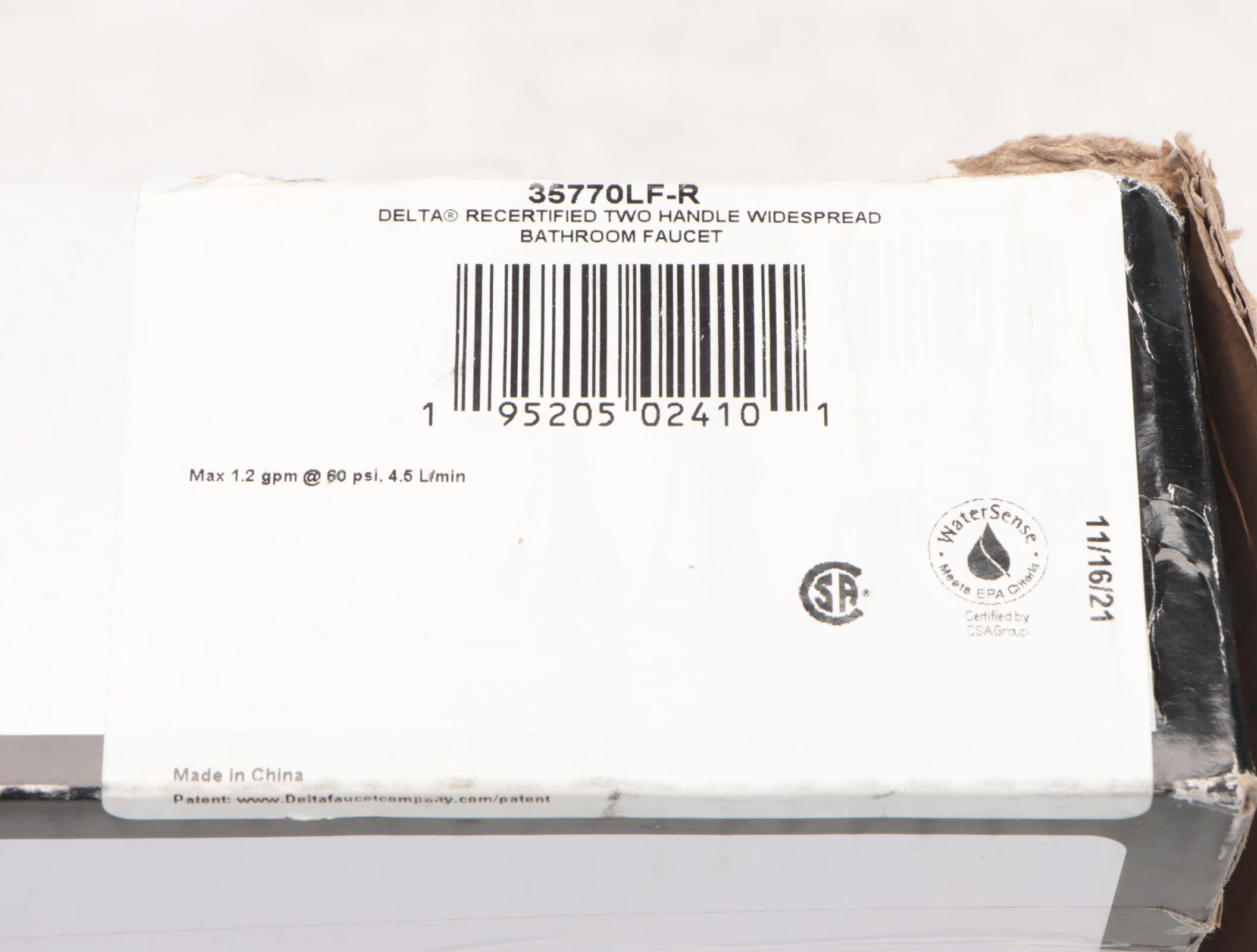 Delta Two Handle Widespread Bathroom Faucet and More