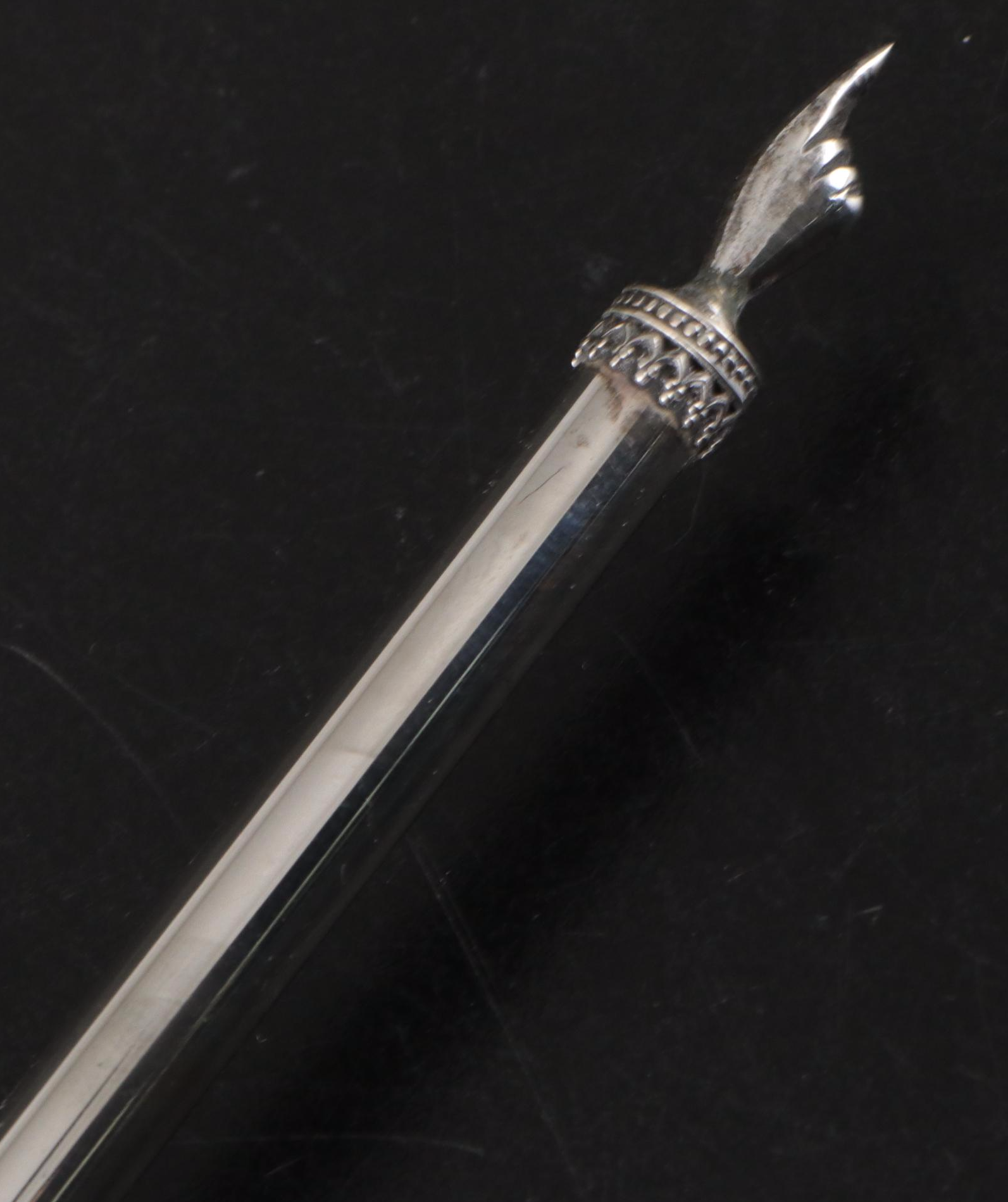 Openwork Sterling Silver Yad with Other Torah Pointer