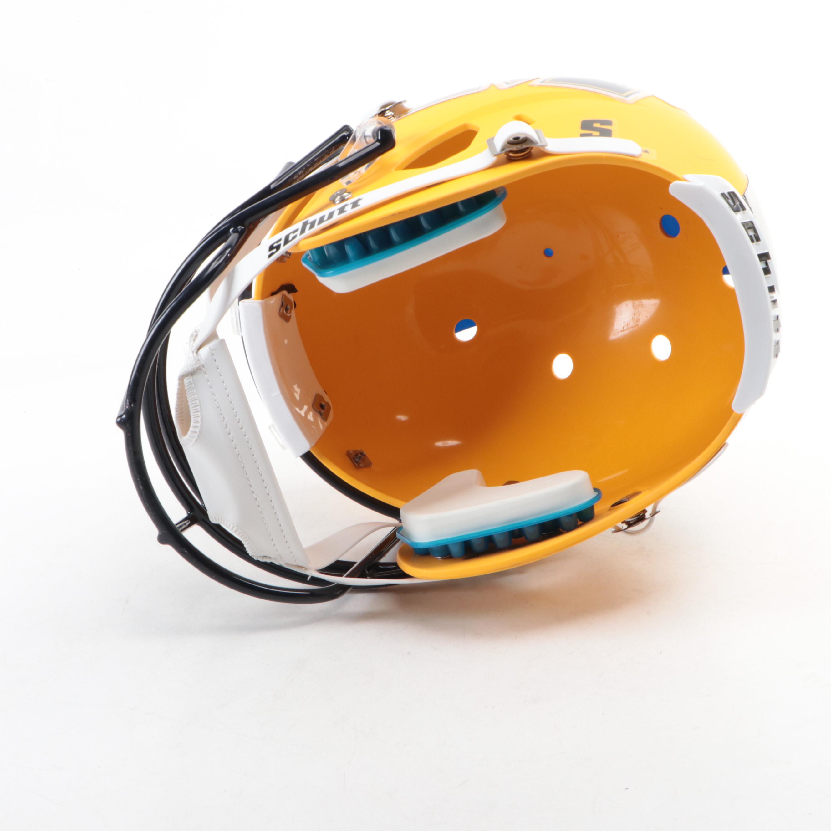 Jim Harbaugh Signed University of Michigan Full-Size Football Helmet and More