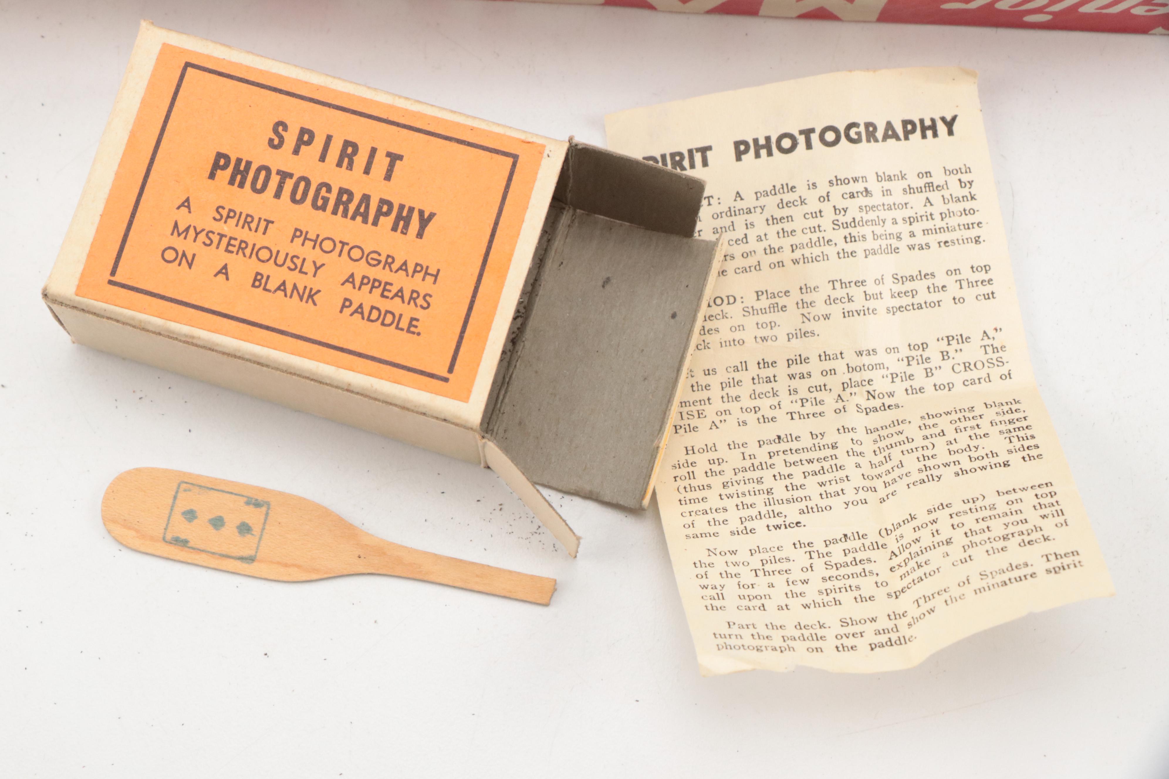 Senior Magic Set, Blue Ribbon "Chest of Games" and More, Mid-20th Century