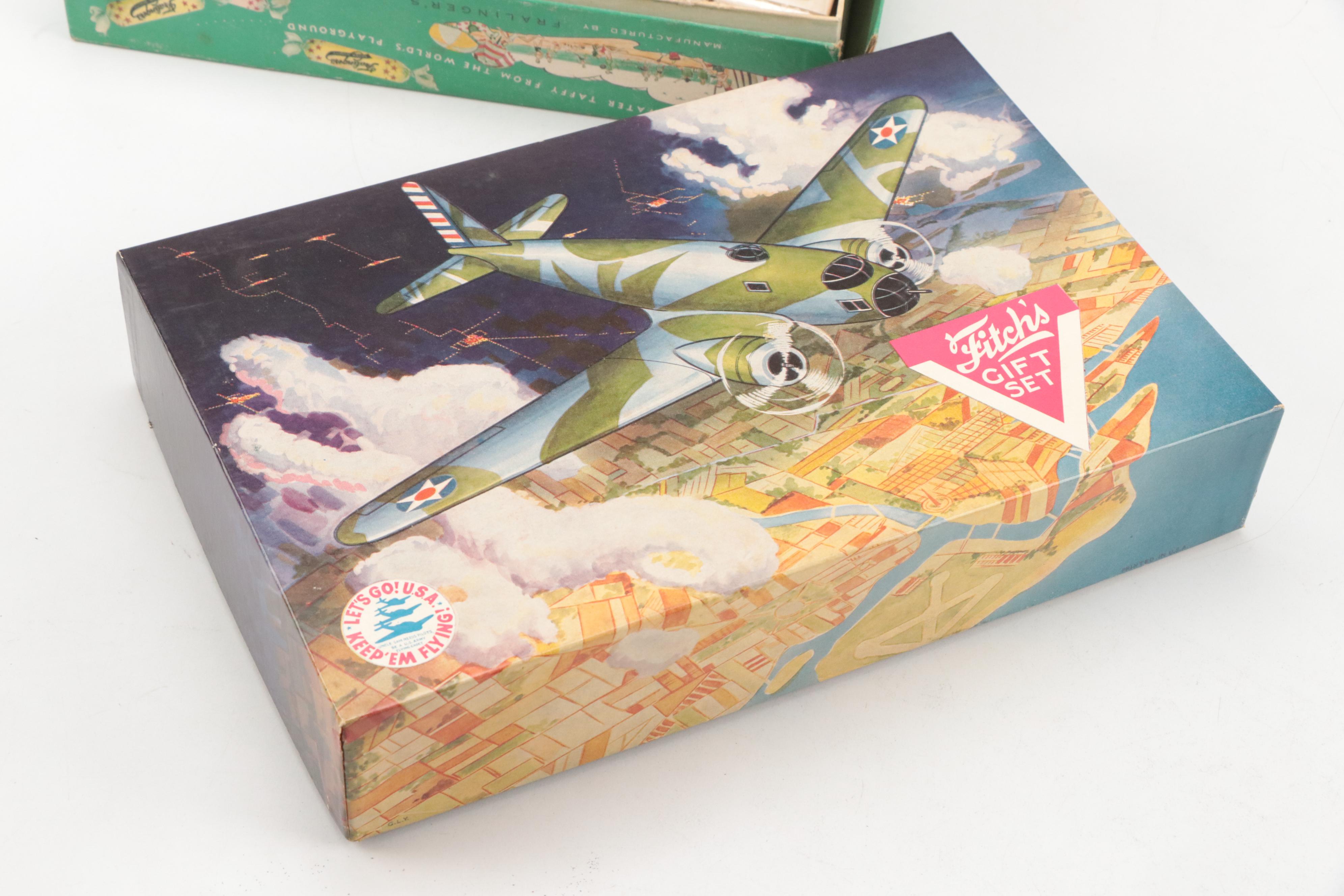 Senior Magic Set, Blue Ribbon "Chest of Games" and More, Mid-20th Century