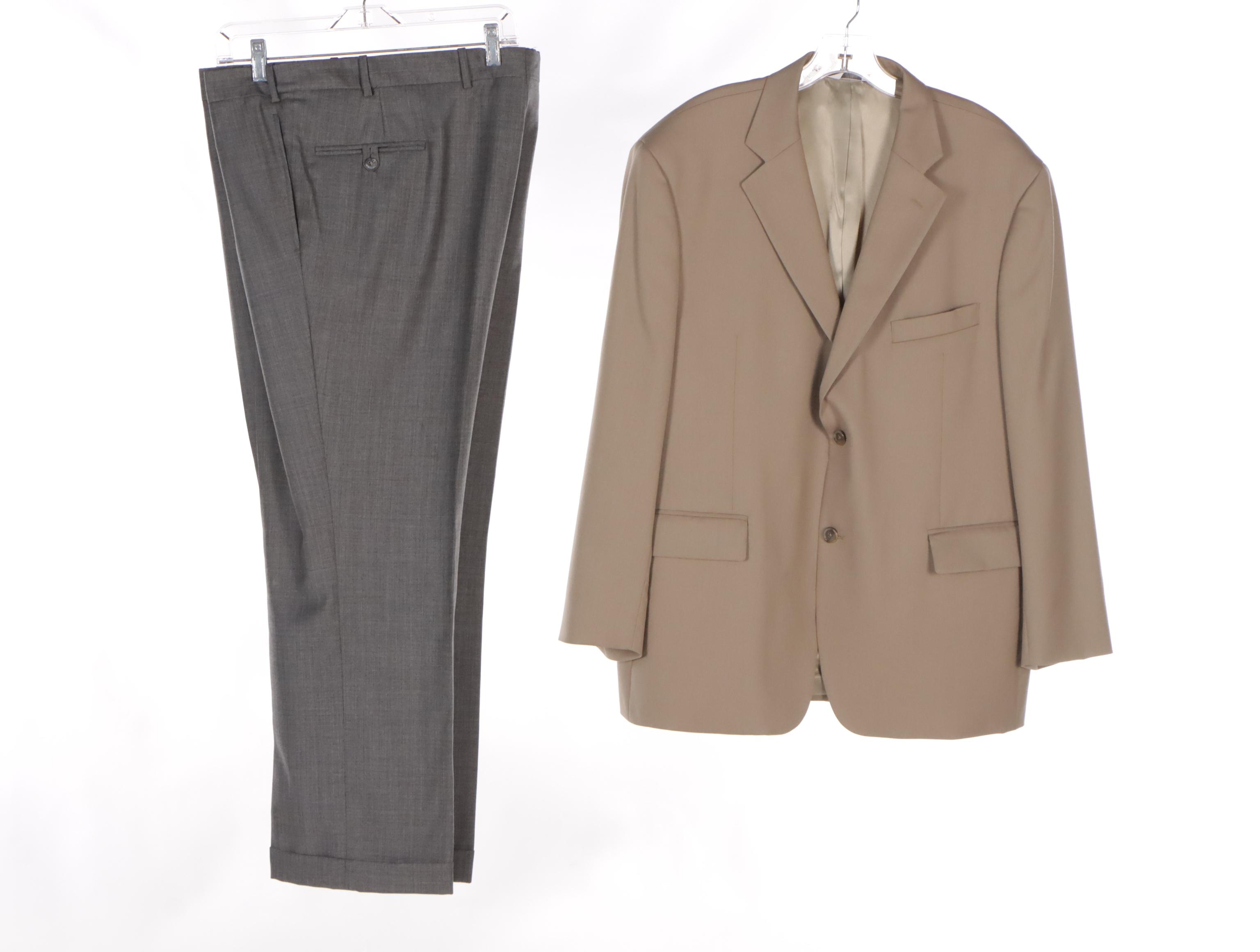 Men's Brooks Brothers and Joseph & Feiss Sport Coats with Other Pants and Shirts