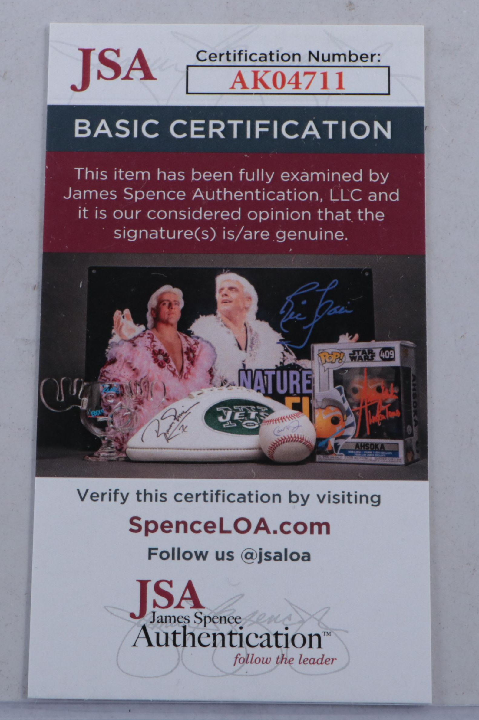 Jerry West and Bill Bradley Signed Basketball Cards