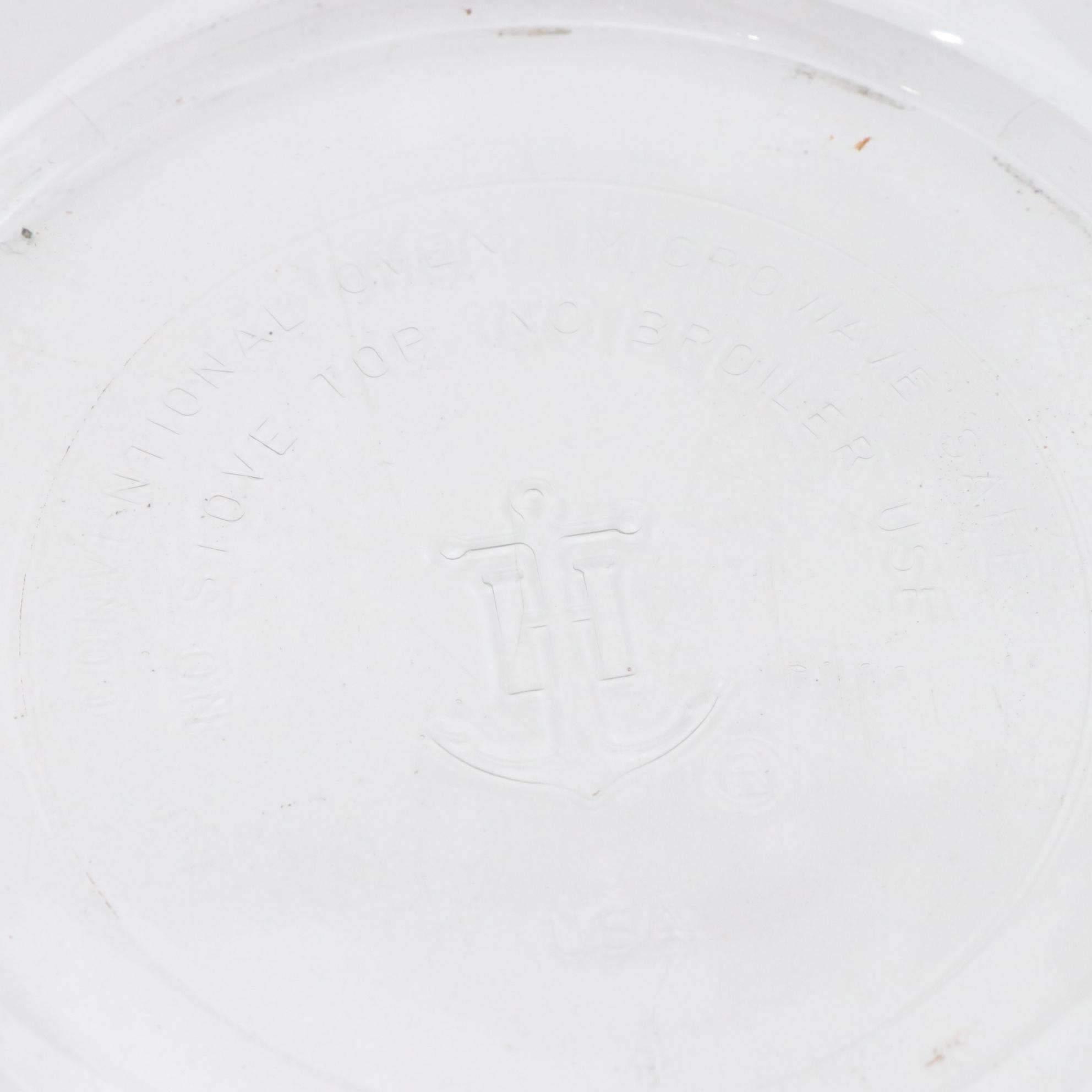 Anchor Hocking and Pyrex Glass Mixing Bowls with BIA Cordon Bleu Ceramic Dishes