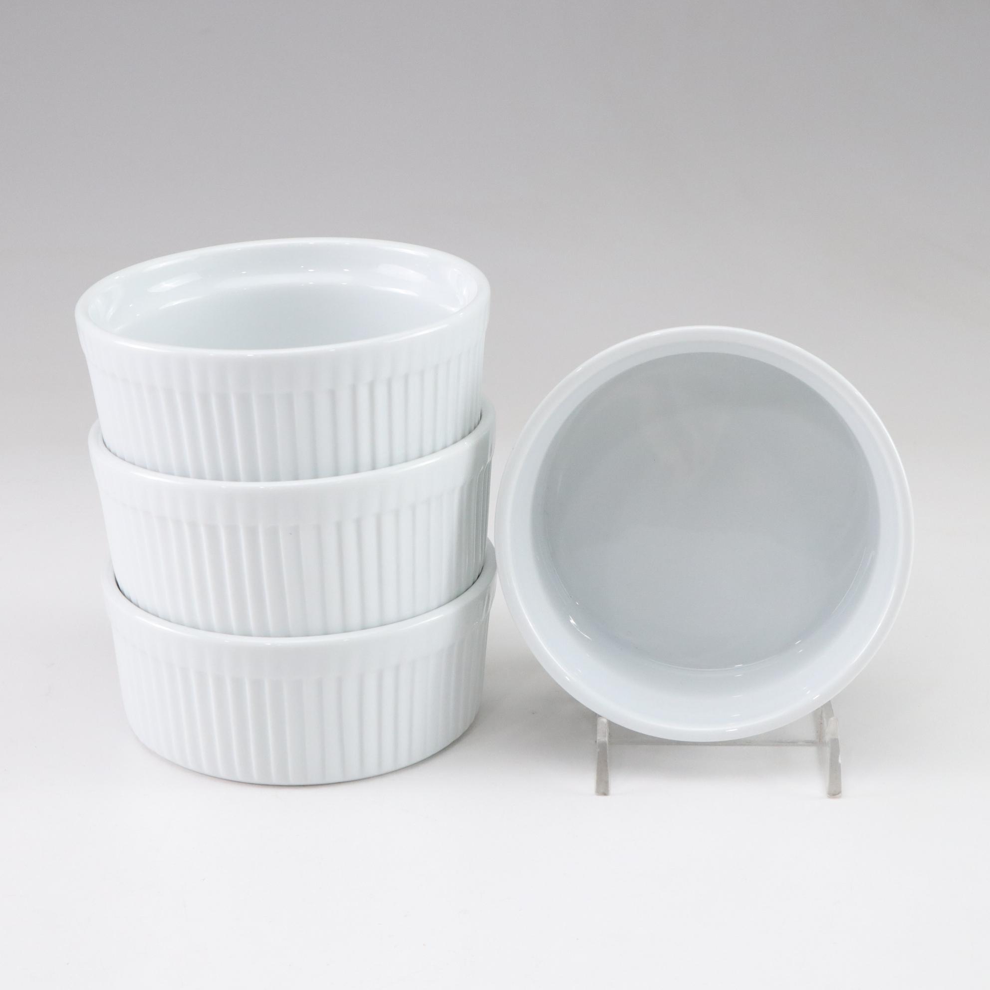 Anchor Hocking and Pyrex Glass Mixing Bowls with BIA Cordon Bleu Ceramic Dishes