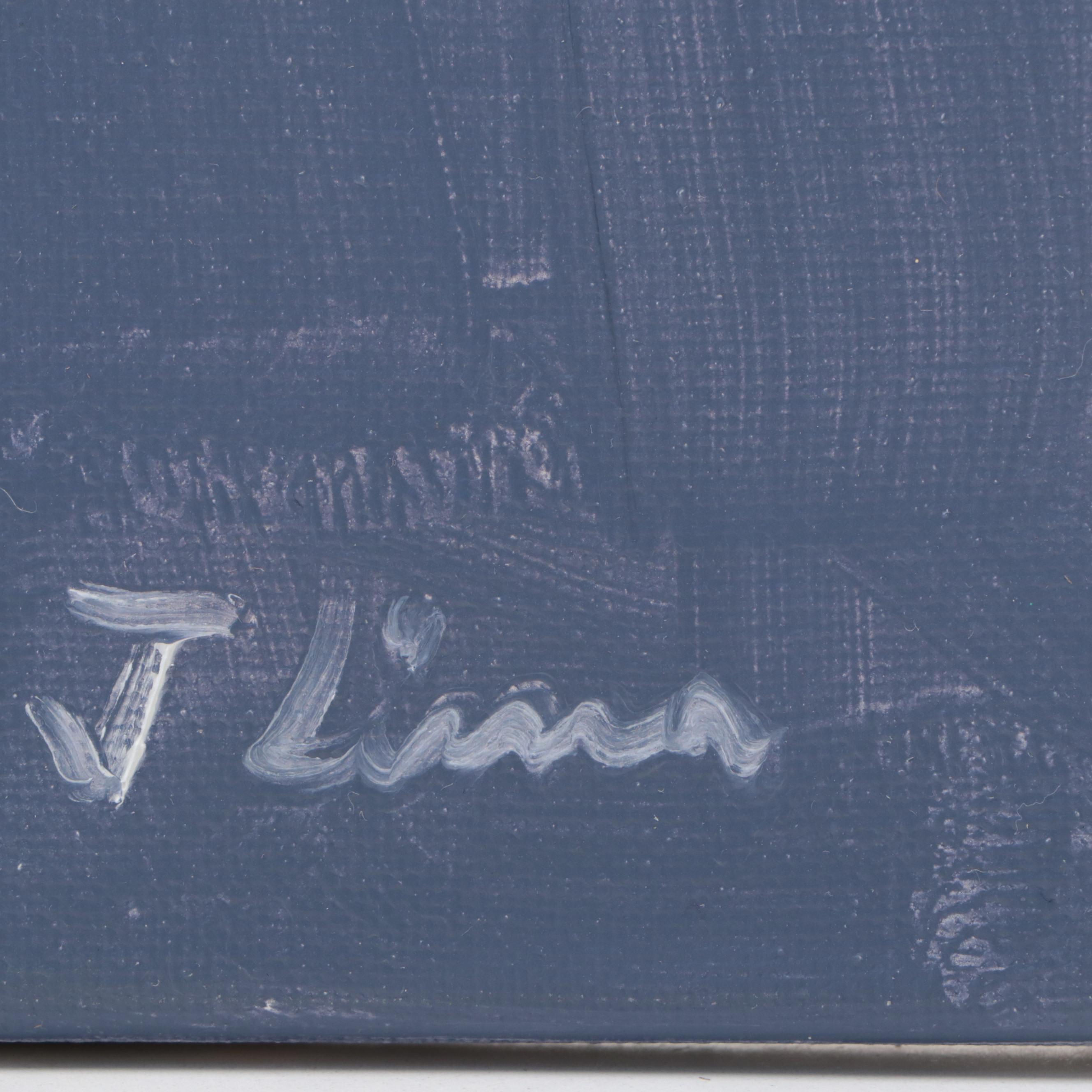 José M. Lima Floral Still Life Oil Painting, 2024