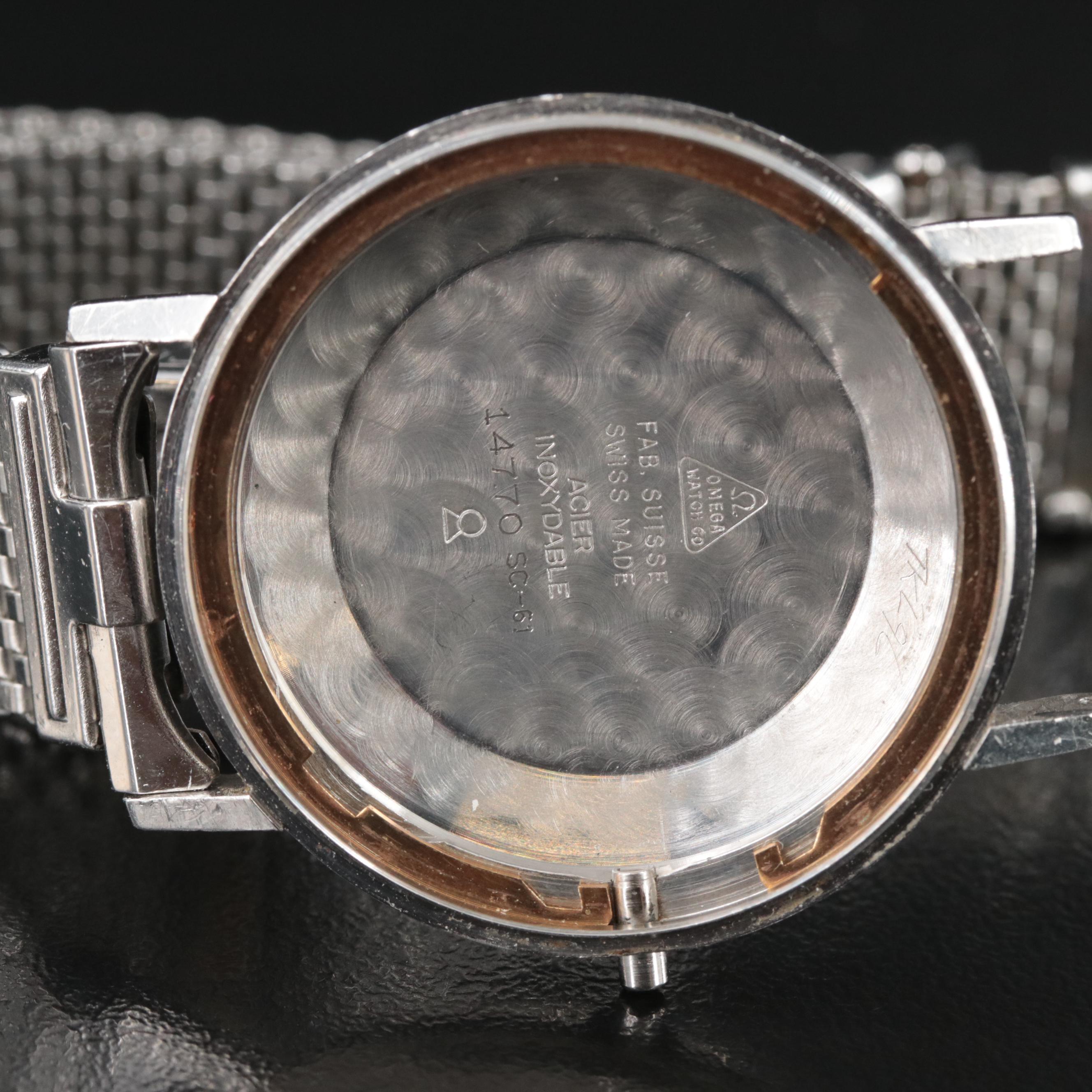 1962 Omega Seamaster Stainless Steel Date Watch