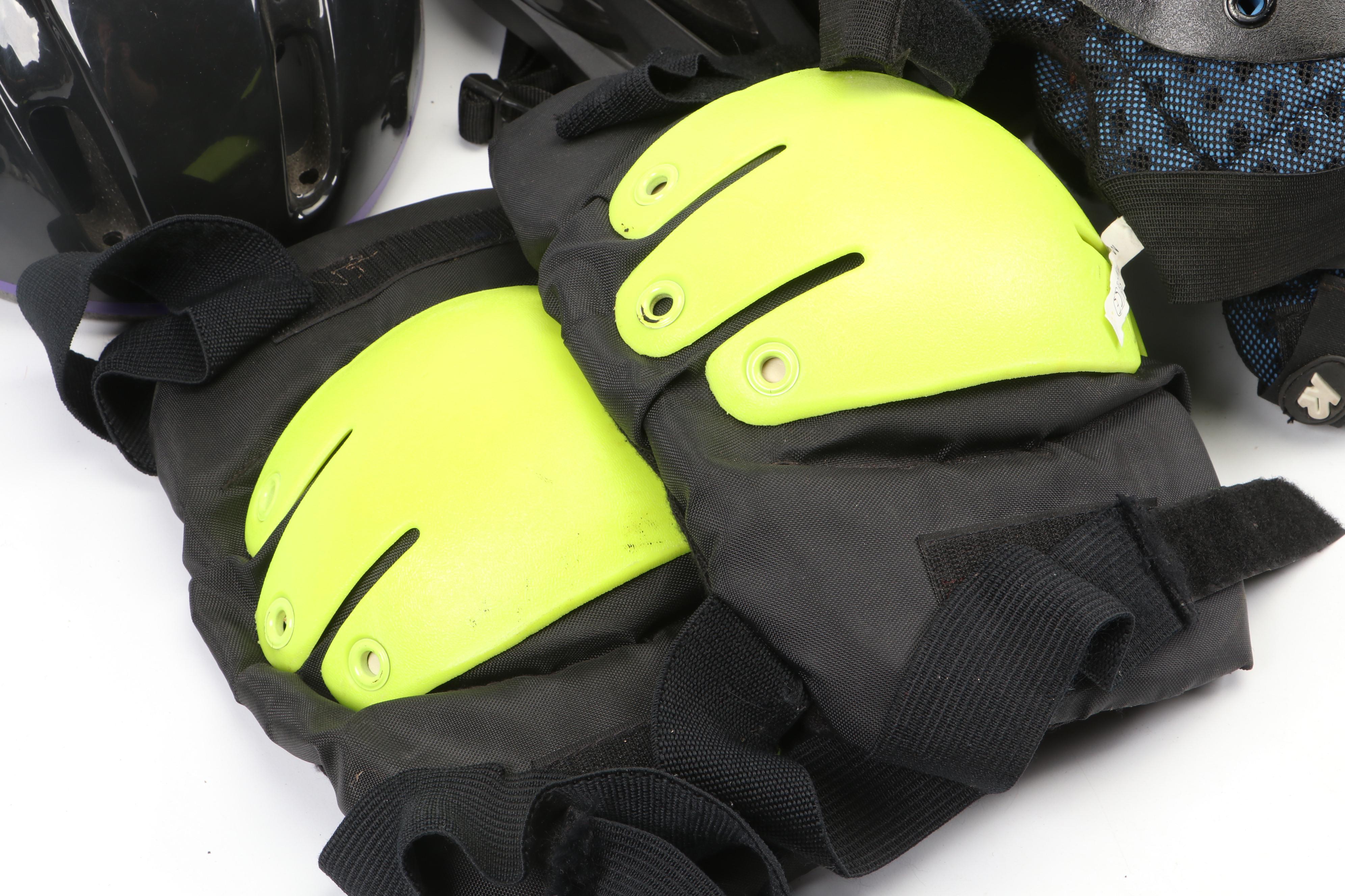 The North Face Hydration Pack with Bike Helmets, Kneepads, Bike Lock and More