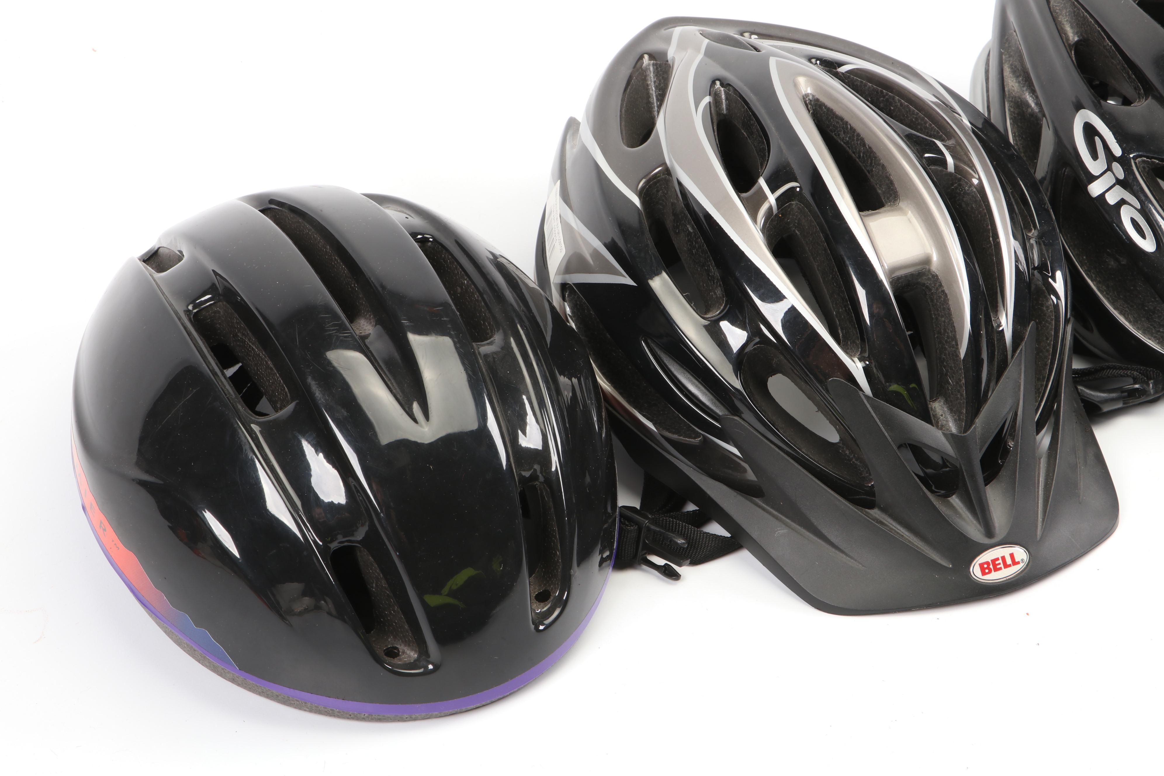 The North Face Hydration Pack with Bike Helmets, Kneepads, Bike Lock and More