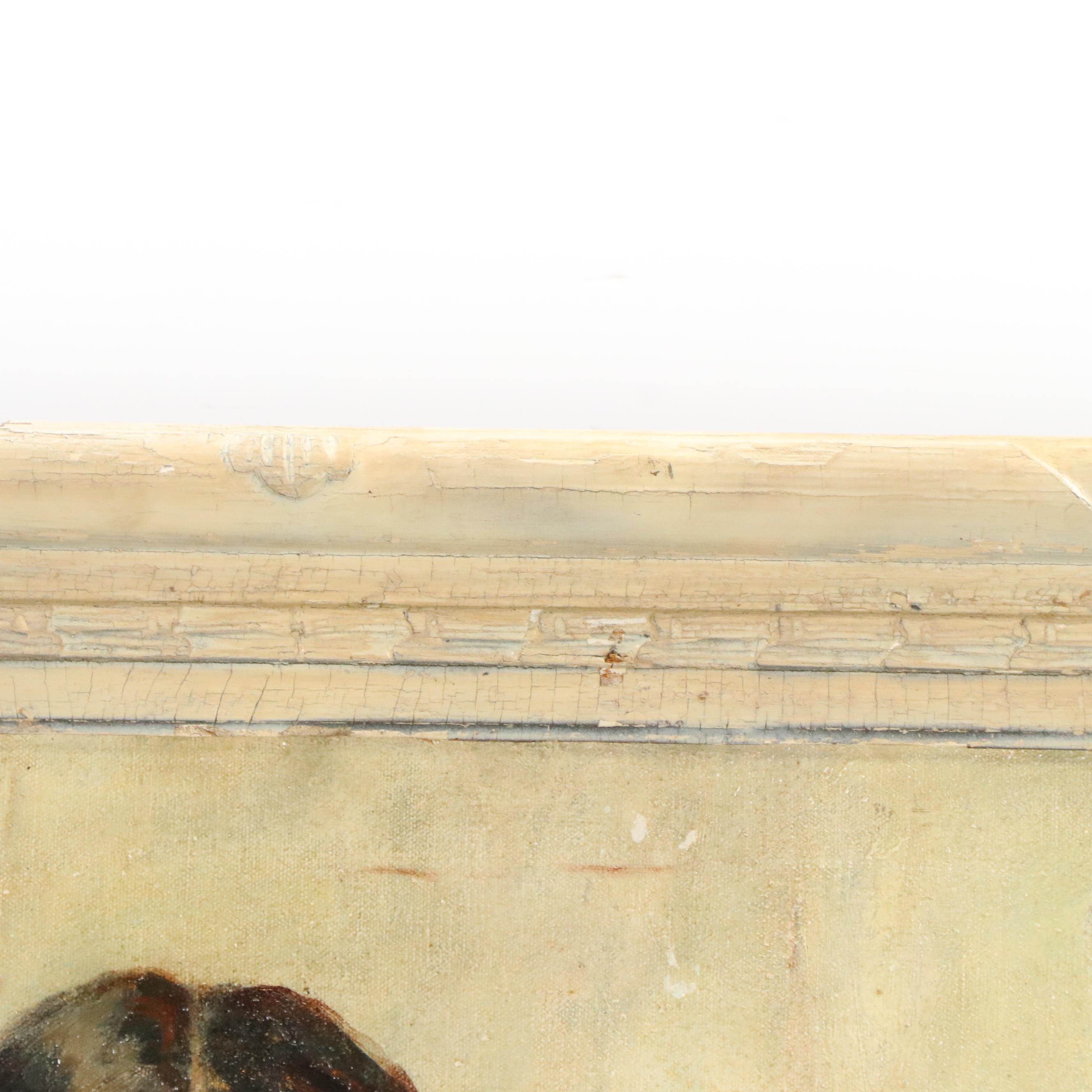 Frank A. Wentland Oil Portrait Painting of Native American Woman, 1920s–1930s